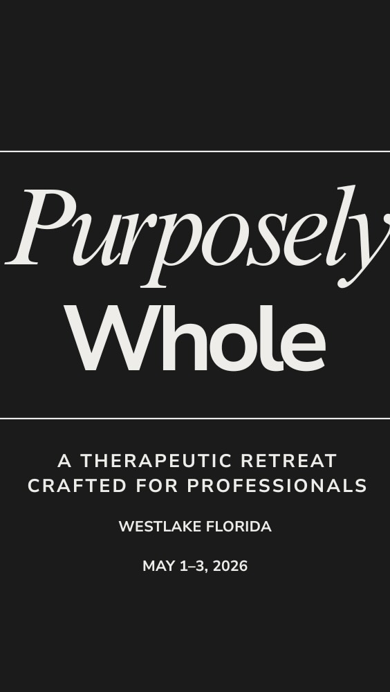 Purposely Whole: An intimate therapeutic retreat in Westlake, Palm Beach County for 5 professional women to rest, reflect, and renew through bonding.
#PurposelyWholeRetreat #womenswellness #womensupportingwomen #craftingcommunity #florida