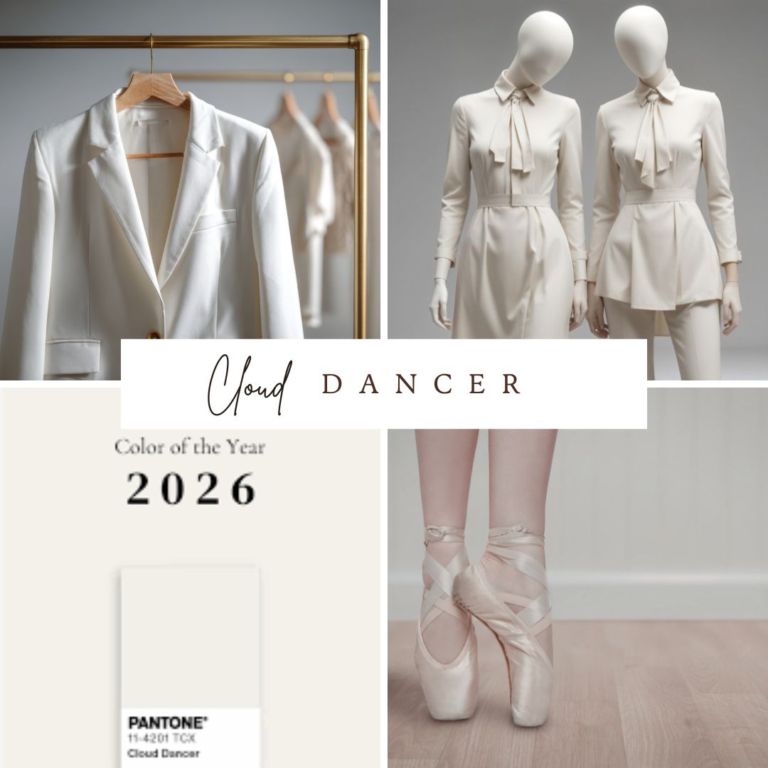 2026 invites us to slow down, breathe and reset and Pantone’s Colour of the Year beautifully captures that moment.
Cloud Dancer isn’t just a shade of white it’s a whisper of calm in a world full of noise. A soft, serene hue that feels like a breath of fresh air, it encourages clarity, space and gentle simplicity.
For style lovers like me, this means embracing pieces that feel effortless, timeless and beautifully pared-back. I'll be styling my clients in light layers, natural textures, and thoughtful combinations that leave room for their confidence to shine.
This is a colour that doesn’t compete, it complements, grounding your wardrobe and creating a calm, elevated canvas for self-expression.
In a season where clarity and peace matter more than ever, Cloud Dancer reminds us: less noise, more presence. What pieces in your wardrobe make you feel calm, clear and confident?
#Pantone2026 #CloudDancer #EffortlessStyle #WardrobeClarity #TheEffortlessEdit