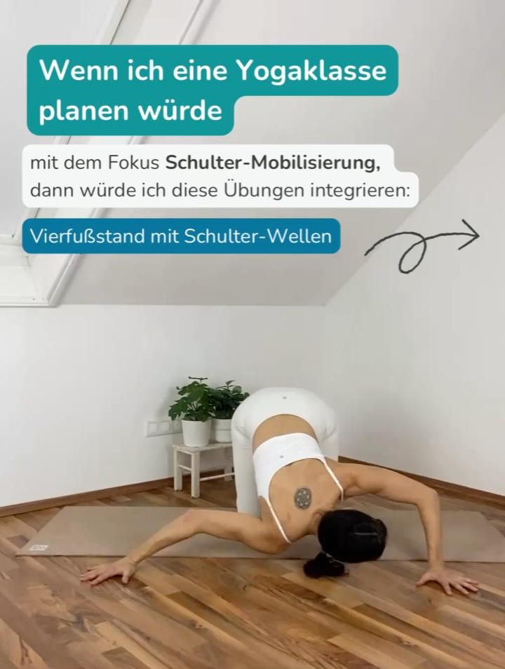 ⚠️Aber Vorsicht: Eine gute Yogaklassenplanung ist nicht nur eine aneinander Reihung von Lieblingsübungen…
Die echte Yoga Magie entsteht durch was anderes!
Es gibt eine spezielle Formel, die deine Klassenplanung revolutionieren wird!
➡️ Kommentiere: crashkurs
Was ist deine Lieblingsübung für die Schultern?