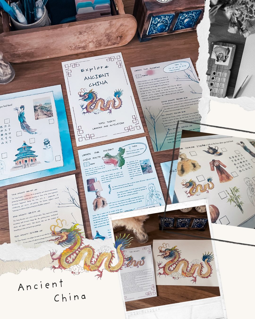 Discover the world of Ancient China 🏯✨
From powerful dynasties and fascinating inventions to silk, traditional dress, medicine, dragons, the Chinese Zodiac, the Terracotta Army, Confucius, Tiantan, and so much more — packed with fun facts you’ll love!
.
#ancientchina #historyresources #homeschoolingresources #chinesehistory #historyforkids