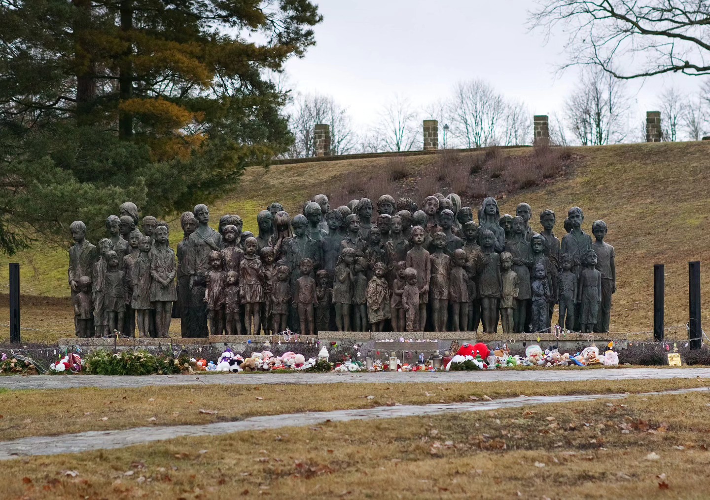 June 10, 1942, the Prague S.S. go to the Czech village of Lidice and murder the village and burn it to the ground, men women and children. The SS believed they were giving aid to Czech Resistance men who carried out Reinhard Heydrich assassination.
Today, there is a memorial to the innocent Czechs who died due to the actions of the S.S. in the former village of Lidice, not even 45-minute drive from Prague. I visited there on a very cold gray day in November 2023. Very silent
.
.
#history #czechrepublic🇨🇿 #travel