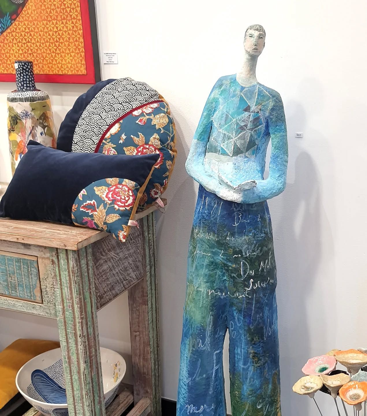 Sculpture @guetdeschamps
Coussins @lilouswann