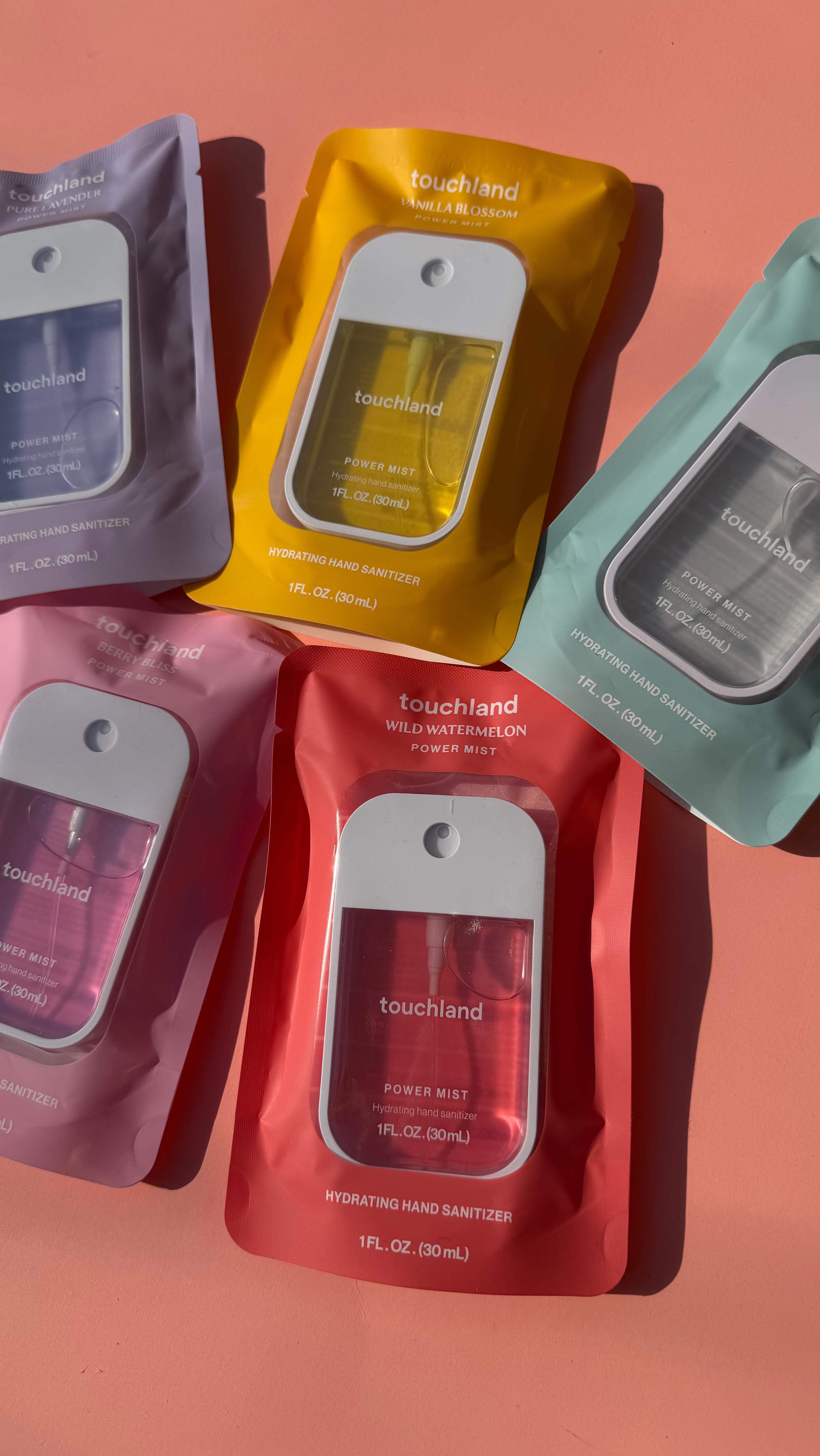 Fresh, new Touchland scents just arrived 🌸✨ A customer favorite for a reason! This sanitizer has a hydrating, ultra-fine mist paired with a light, refreshing scent & is a great way to keep germs away during cold & flu season!
New & restocked scents include: Rainwater, Vanilla Blossom, Pure Lavender, Wild Watermelon, & Berry Bliss!
#touchland #touchlandhandsanitizer #washyourhands #okcsmallbusiness #onlinegiftshop