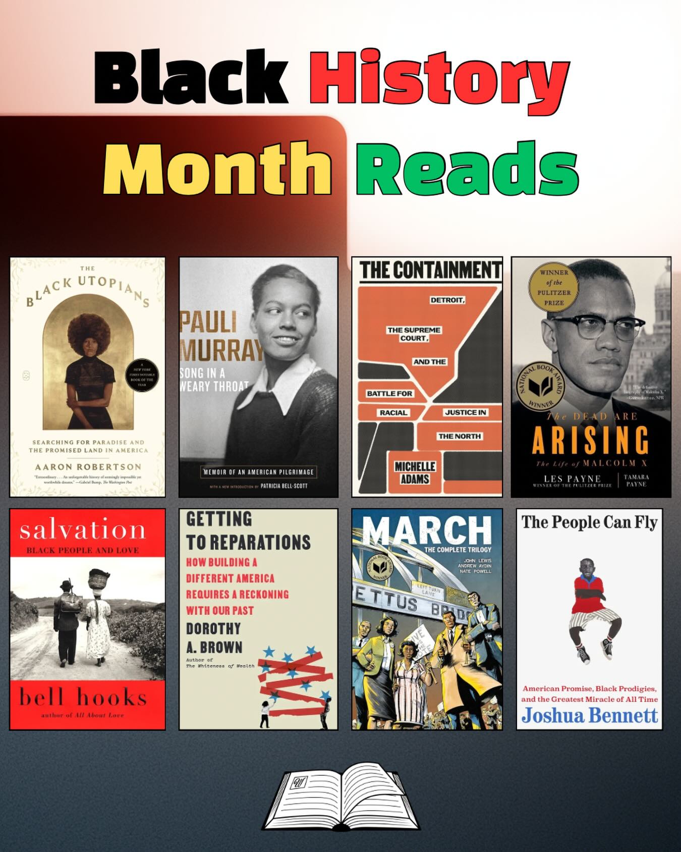 It is as important today as ever to know Black history. As forces act to erase our history, it's paramount that we continue to seek truth in the stories of those who’ve gone before and fought the fight, endured the hardships, and paved the way for future generations to stand tall and proud. Visit the shop for more recommendations celebrating Black History.
Celebrate this month with joy and gladness!
#nextchapterbooksdetroit #detroitisforreaders
