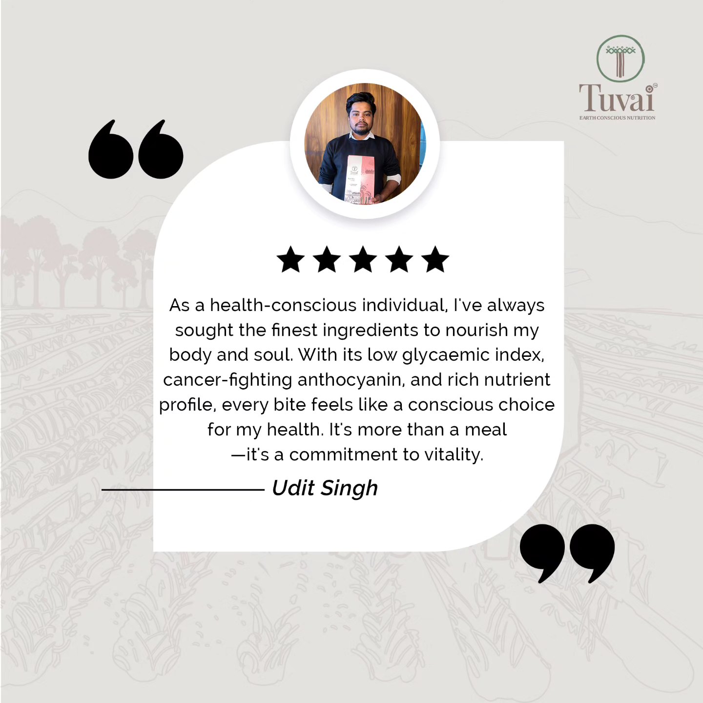 Indulge in the love affair with our red rice. It is not just a meal, but a pledge to your well-being. With very low Glycemic Index, it is diabetic-friendly, while also high iron content, vitamins B3 and B6. Anti-cancerous Anthocyanins and bone-strengthening calcium and magnesium makes it a holistic choice for your health journey.
Shop our premium natural products at www.tuvainature.com
-
-
#tuvainature #organicproduct #jharkhandpride #redrice #organicgoodness #farmerslife #indianfarmers #sustainbleagriculture #traditionalfarmingpractices #organicfarmers #organicfarming #amritkrishi
#earth #conscious #nutrition #nativeseeds #amritkrishi #sustainablefarming