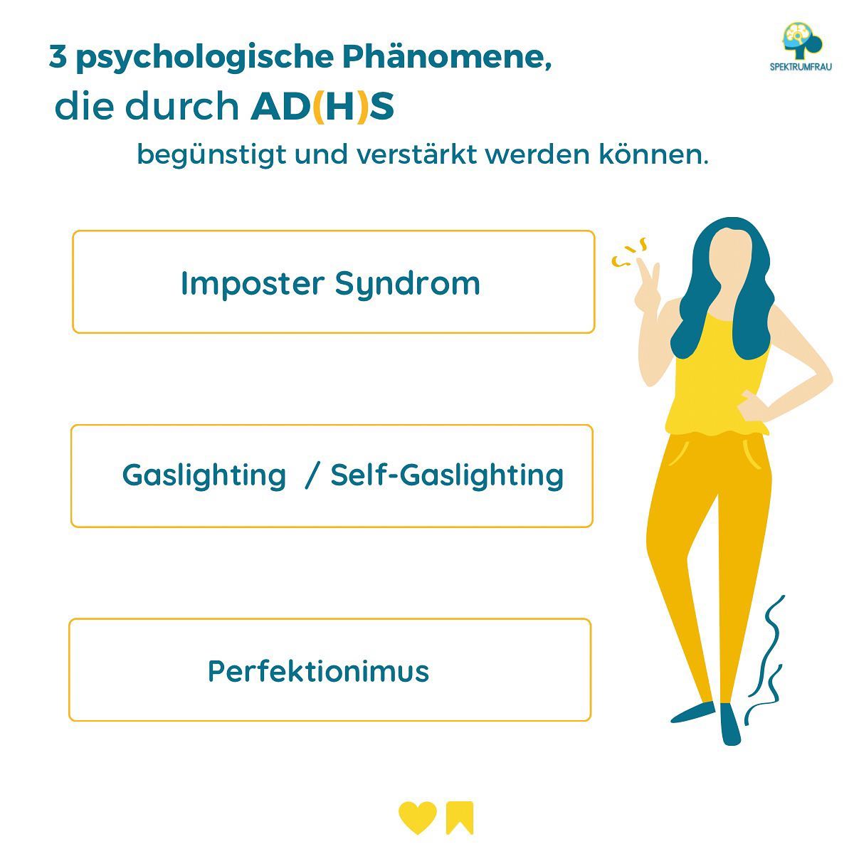 👯♀️ ADHS führt häufig zu einer unverhältnismäßigen Einschätzung der eigenen Fähigkeiten, im Vergleich zu den anderen Menschen. 🥴
Und kann selbstlimitierende psychologische Phänomene begünstigen und verstärken.
💡Als Imposter-Syndrom verstehe ich hier:
Das permanente anzweifeln der eigenen Fähigkeiten und Leistungen. Das von grundlegende Überbewerten der Leistungen anderer Menschen im Verglich zu den eigenen.
💡Als Self-Gaslighting verstehe ich hier:
Dem eigenen Urteil/Intuition nicht zu trauen und die eigenen Gefühle nicht ernst nehmen. Sich selbst für „zu“ empfindlich halten und „Schuld“ immer bei sich zu suchen (obwohl es vllt. niemand Schuld hat!)
👉 Lange unerkannte emotionale Dysregulation (also die Tatsache, dass das ADHS auf eine vorhandene Emotion (wie sie auch bei neurotypischen Menschen vorkommen ;) immer nochmal eine Schippe (emotionale Intensität) drauf legt, kann dazu führen, dass wir unseren Gefühlen nicht mehr trauen wollen.
😬 Auch die Tatsache, dass Menschen (diagnostizierte Kinder) mit ADHS (statistisch nachgewiesen), sehr viel mehr negatives Feedback während ihrer Schulzeit erhalten, führt sehr häufig zu einer generellen Negativeinschätzung der eigenen Fähigkeiten. ❗️Und gleichermaßen häufiger zur Überbewertung der Leistung und Fähigkeiten anderen Menschen.
Was sich, wenn keine Aufarbeitung dieser Themen stattfindet, bis hin zur Glorifizierung des „neurotypisch seins“ entwickeln kann.
Eine intensive ADHS-Psychoedukation ist super hilfreich dabei, die eigenen ADHS-Stärken besser erkennen zu können und die eigene Fähigkeiten und Leistungen in gesundem Verhältnis zu z.B. neuotypischen Menschen zu sehen. (schau Dir mal über den Link in der Bio, mein 12 Wochenprogramm an Mitte 😊👍)
💐Welche der 3 psychologischen Phänomene, Imposter-Syndrom, Self-Gaslighting, Perfektionismus kennst Du aus Deinem Leben?
Liebe Grüße, Deine Anja 🙋♀️
#spektrumfrau #adshalltag #adhserwachsene #adhs #mentalegesundheit #adhsfrauen #adhssfrau #frauenhelfenfrauen #neurodiversität #adhsleben #psychoedukation #neurodivergent #frauenmitadhs #emotionaleintelligenz #frauennetzwerk #aufmerksamkeitsdefizit #mannheim #rheinneckar #coachingfürfrauen