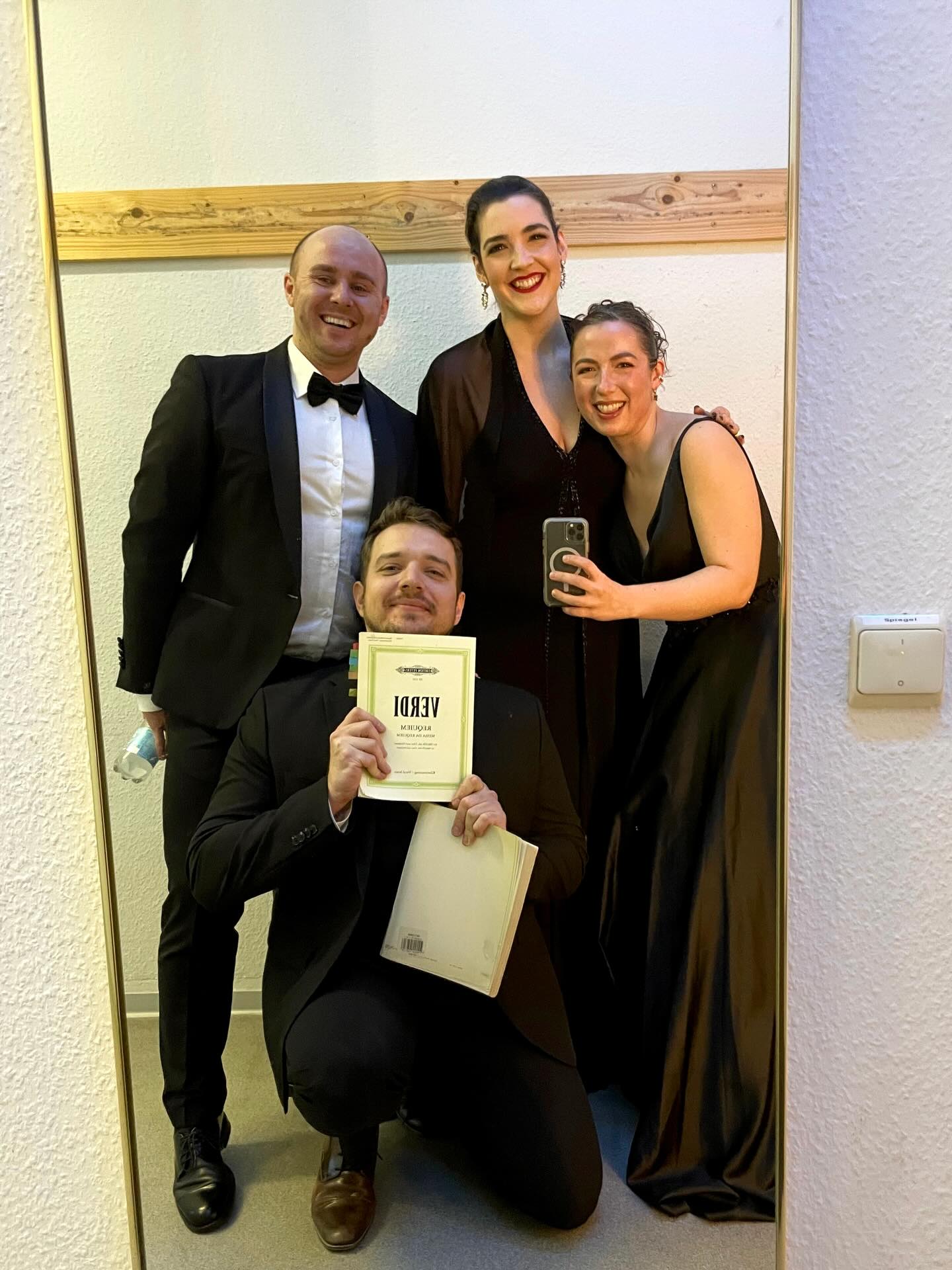 First Verdi requiem, and German debut! It was very special to jump into this massive, magical piece. And with such a wonderful group of musicians, in this beautiful jewel box theater.
The world feels upside down right now, but moments like this remind me that what we do can be an attempt at creating some comfort and hope. Sending lots of love ♥️