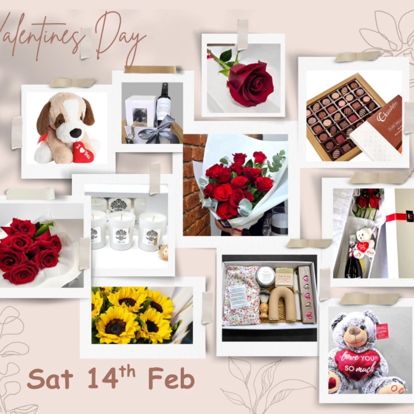 Valentine's Day Saturday 14th Feb
Order online www.petalsandhalos.com.au
In-store 11-13 Church St Maitland
Mon - Fri 8.30 - 3.30, Sat 14th Feb 8.30 - 1pm
Phone (02) 4934 5144