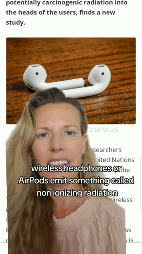 Why I never wear wireless ear pods or ear buds. Reposting this one as I see so many people using wireless ear buds and I still have many questions and some concerns about the technology. What are your thoughts? #earbudswireless #earpods #techwellness #radiation #emf