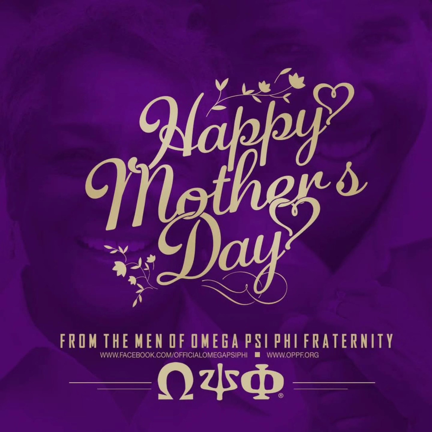 The men EMM of Omega Psi Phi Fraternity wish all Mothers a very Happy Mother's Day. To all the special women in our lives; we love and salute you!
