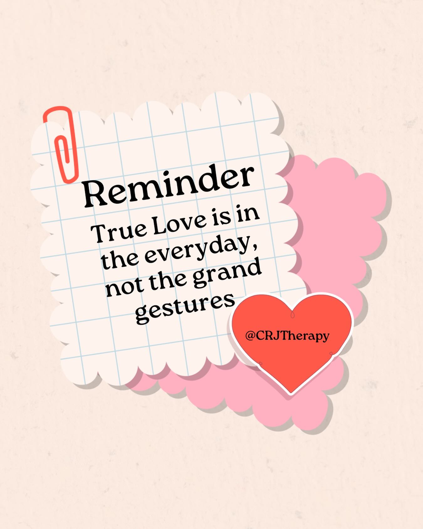 ❤️ Hello February ❤️ A little reminder this month of all things love - it truly is the smallest things that matter the most in love.✨Showing up, a thoughtful text, a cup of tea or a hug or kiss goodbye - that’s the culture of your relationships day in day out. The grand gestures are grand,of course. But don’t forget the everyday 💗
#relationships #couplegoals #valentinesday #wellness #therapy