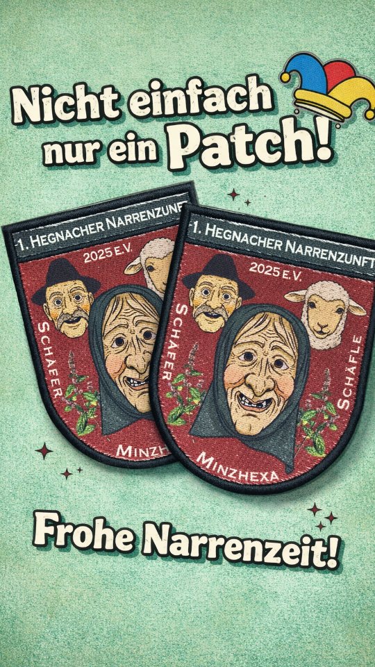 Die Narrenzeit in Baden-Württemberg ist offiziell eröffnet –
wo Holzmasken, Hexen, Teufel und alte Figuren wieder auf den Straßen tanzen 🧙♀️🔥!
Und genau wie bei der schwäbisch-alemannischen Fasnet, wo jede Maske und jedes Häs über Jahre Tradition erzählt,
steckt auch in einem Patch weit mehr als man denkt 😄✨
Patch? Na klar – aber handgemacht, detailverliebt und mit Stolz!
Unsere Subli-Stickerei ist Tradition trifft Technik:
Von Druck über Laser, Sublimation und Stick –
bis zur perfekten Umkettelung 💪🪡
So wie die Narren rufen: Narri-Narro! 🎭
So sagen wir: Handwerk lebt! 🙌
Bist du auch ready für Fasnet? 👀✨
#narrenzunft #fasching #fastnacht #hexe #diyprojects