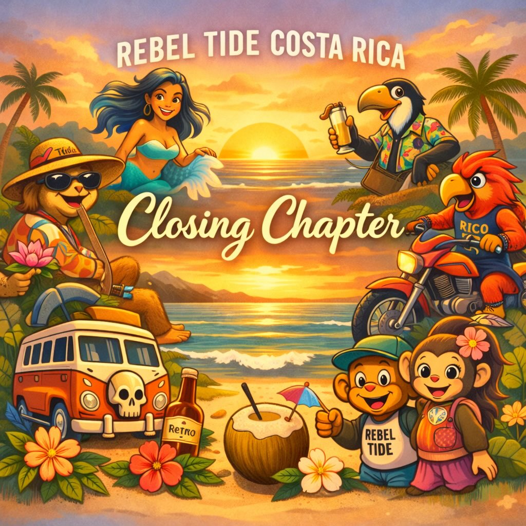 Rebel Tide was born in Costa Rica during a season of growth, friction, beauty, and challenge.
This place gave me inspiration, lessons, and experiences that shaped both the brand and the woman behind it. Some were incredible. Some were hard. All of them mattered.
But seasons end.
Rebel Tide Costa Rica will be closing next month.
If you’ve had your eye on something, this is your moment to place an order before the doors close.
This isn’t the end of Rebel Tide.
It’s a reset.
Rebel Tide Panama will launch within the next six months, once I’ve grounded into my new home and allowed the next version of this brand to take shape naturally.
To everyone who supported, wore, shared, and believed in Rebel Tide - THANK YOU 💕
I’m grateful for what was.
And I’m very ready to close this chapter.
The tide always moves forward.
