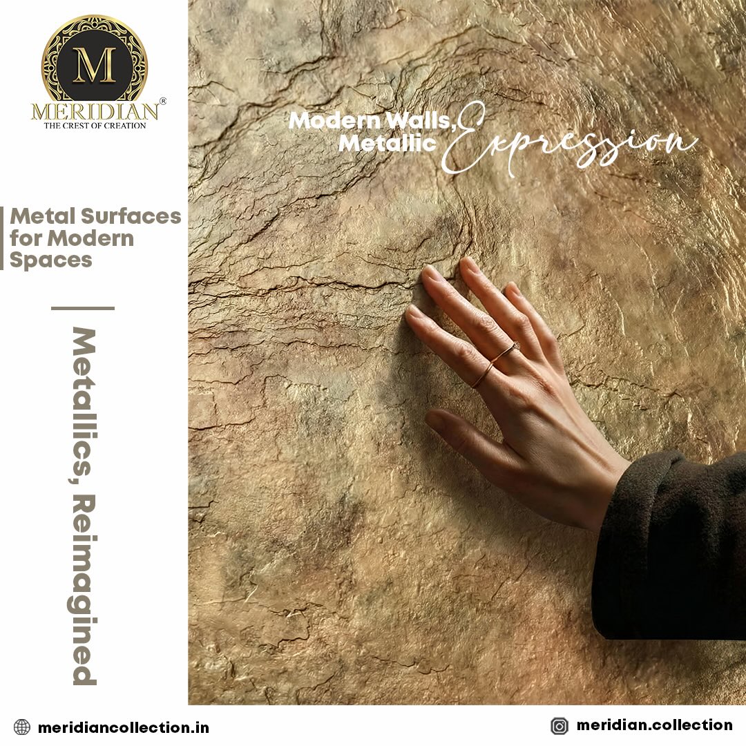 The strength of stone. The edge of metal. ✨🪨
Laminato metallic panels bring a bold stone-look finish with a refined, modern touch.
#Laminato #MetallicPanels #StoneLook #SurfaceDesign #ModernInteriors MeridianCollection
