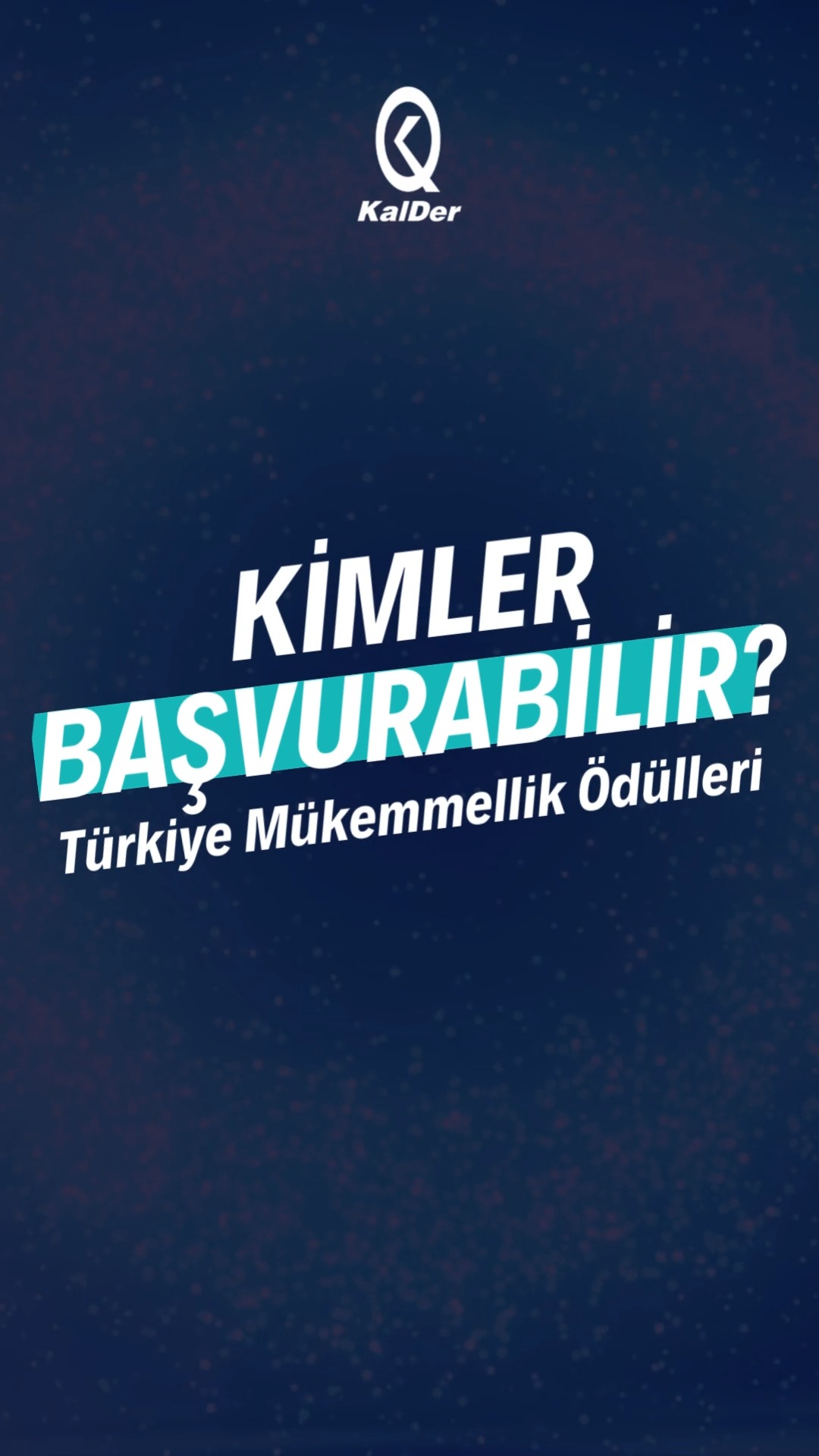Türkiye Mükemmellik Ödülleri 2026
güçlü yönetim anlayışlarını ve sürdürülebilir başarıyı görünür kılmak isteyen;
EFQM Modeli ile çalışan ya da bu modeli uygulamayı hedefleyen kuruluşların başvurularına açık!
⏳ Son başvuru tarihi: 31 Mart 2026
📩 Kayıt ve detaylı bilgi için: esra.karakas@kalder.org
📞 0216 518 42 84 – 17
#KalDer #TürkiyeMükemmellikÖdülleri #Excellence #Ödül #KalDerÖdül #Sürdürülebilirlik #Mükemmellik #Liderlik #Başarı #Yönetim #Governance