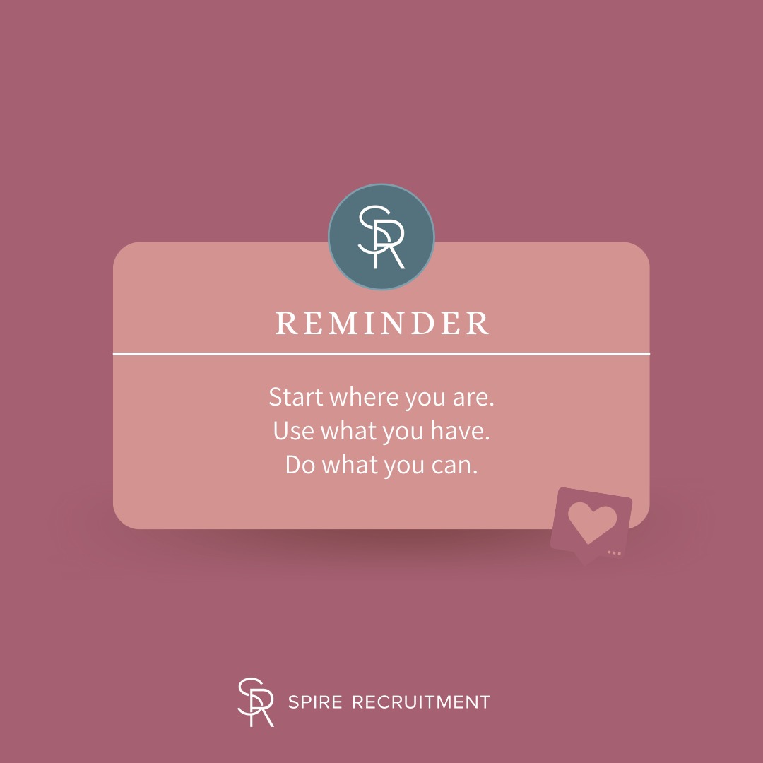 Start where you are.
Use what you have.
Do what you can.
#positivebusiness #positivemindset #realestate #realestaterecruitment #recruitment #spirerecruitment