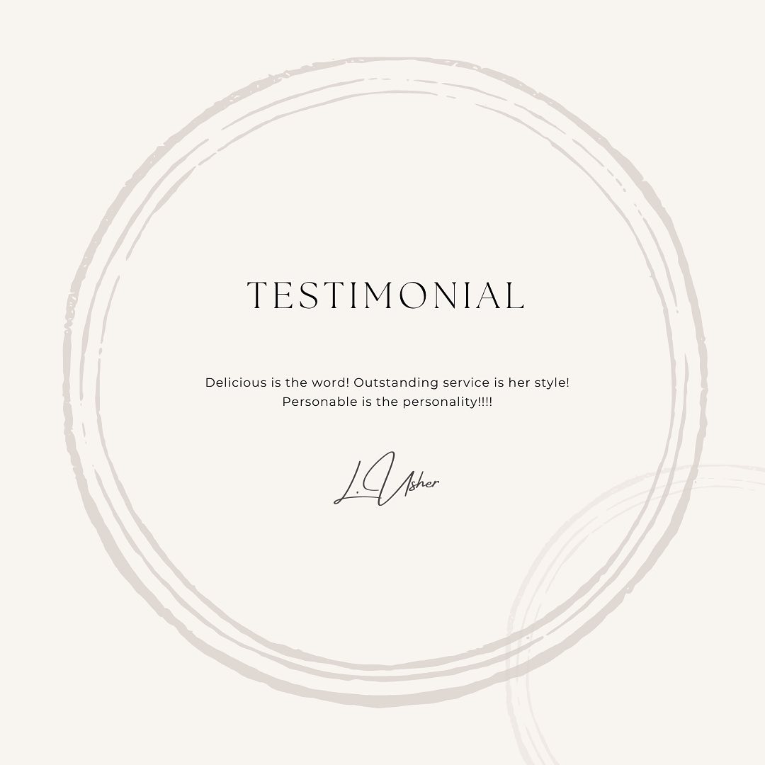 “Delicious is the word! Outstanding is her style! Personable is the personality !!!!”
#realreviews #tasteofcakery