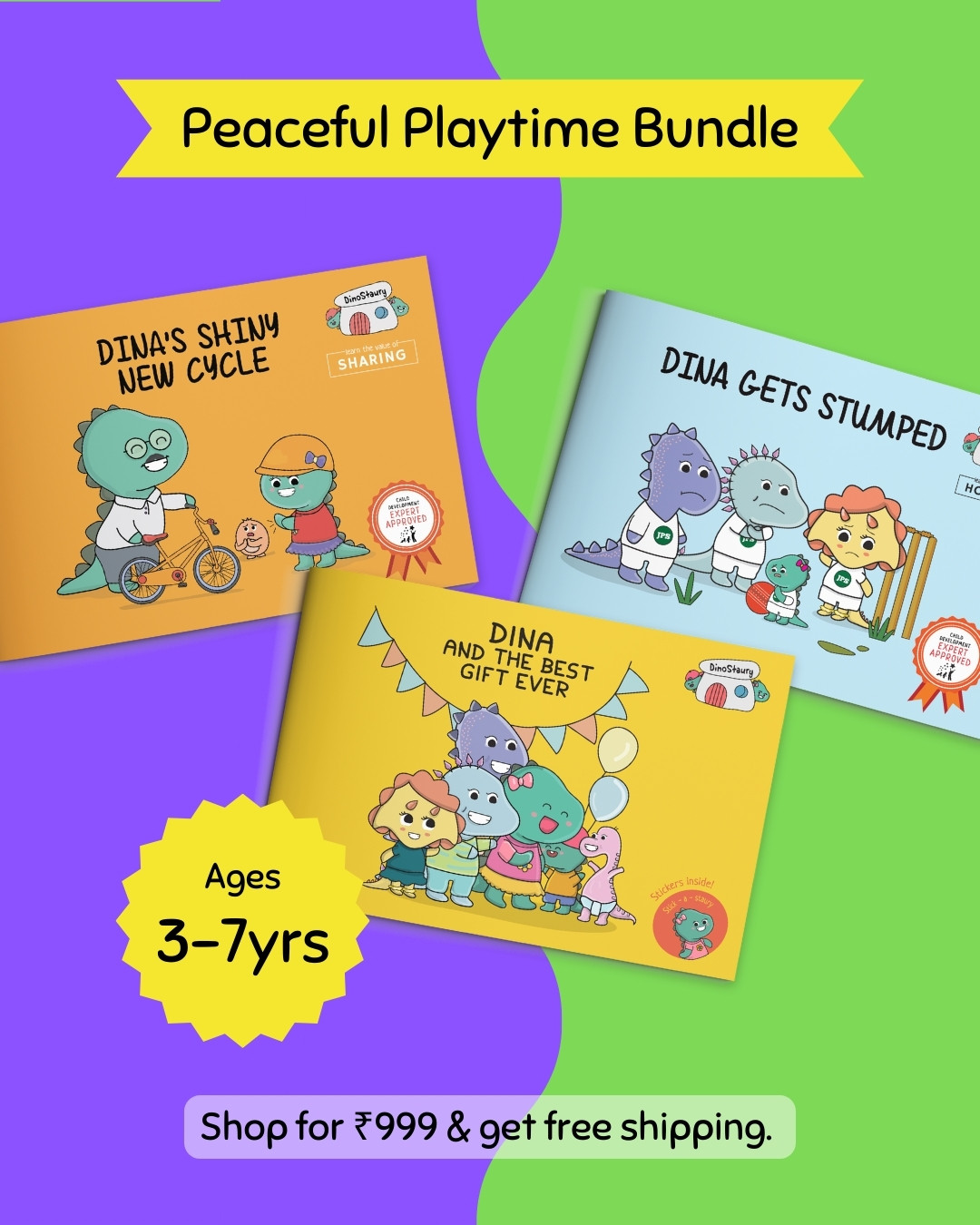 🎁 Why DinoStaury Bundles & Hampers Are The Best Gifts This Season 🌟
If you believe that the best gifts are the ones that bring together:
✨ learning + fun
✨ imagination + purpose
✨ creativity + meaning
… then DinoStaury bundles are exactly what you’ve been looking for.
Whether it’s a cozy story night, a playful weekend activity, or a screen-free ritual kids actually look forward to, these hampers make it happen.
Each bundle is thoughtfully curated to:
📚 teach values through storytelling
🎨 spark creative play
🧠 strengthen focus & confidence
🤝 inspire empathy, kindness & mindful habits
And the best part? They’re perfect for:
🎂 Birthday surprises
🧡 Festive celebrations & gifting
📦 Classroom rewards
👩👧👦 Family bonding moments
From storybook + activity combos to value-packed trilogy sets and DIY tees — every hamper brings joy and learning in one neat package.
✨ Shop DinoStaury Bundles & Hampers:
www.dinostaury.com
Because great gifts don’t just entertain…
They stick with kids long after the ribbon is untied. 💚
#DinoStaury #BundlesWithPurpose #GiftsWithMeaning #MindfulParenting #ConsciousGifting #ChildrensBooksIndia #StorytimeMagic #CreativePlay #ValuesForLife #PositiveParenting