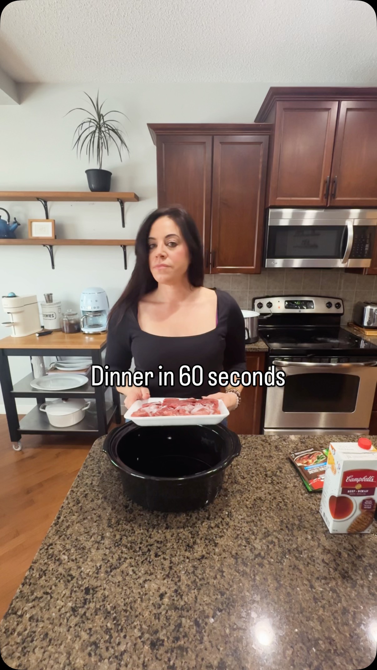 Dinner in 60 seconds… say less. You still have time to prep this!