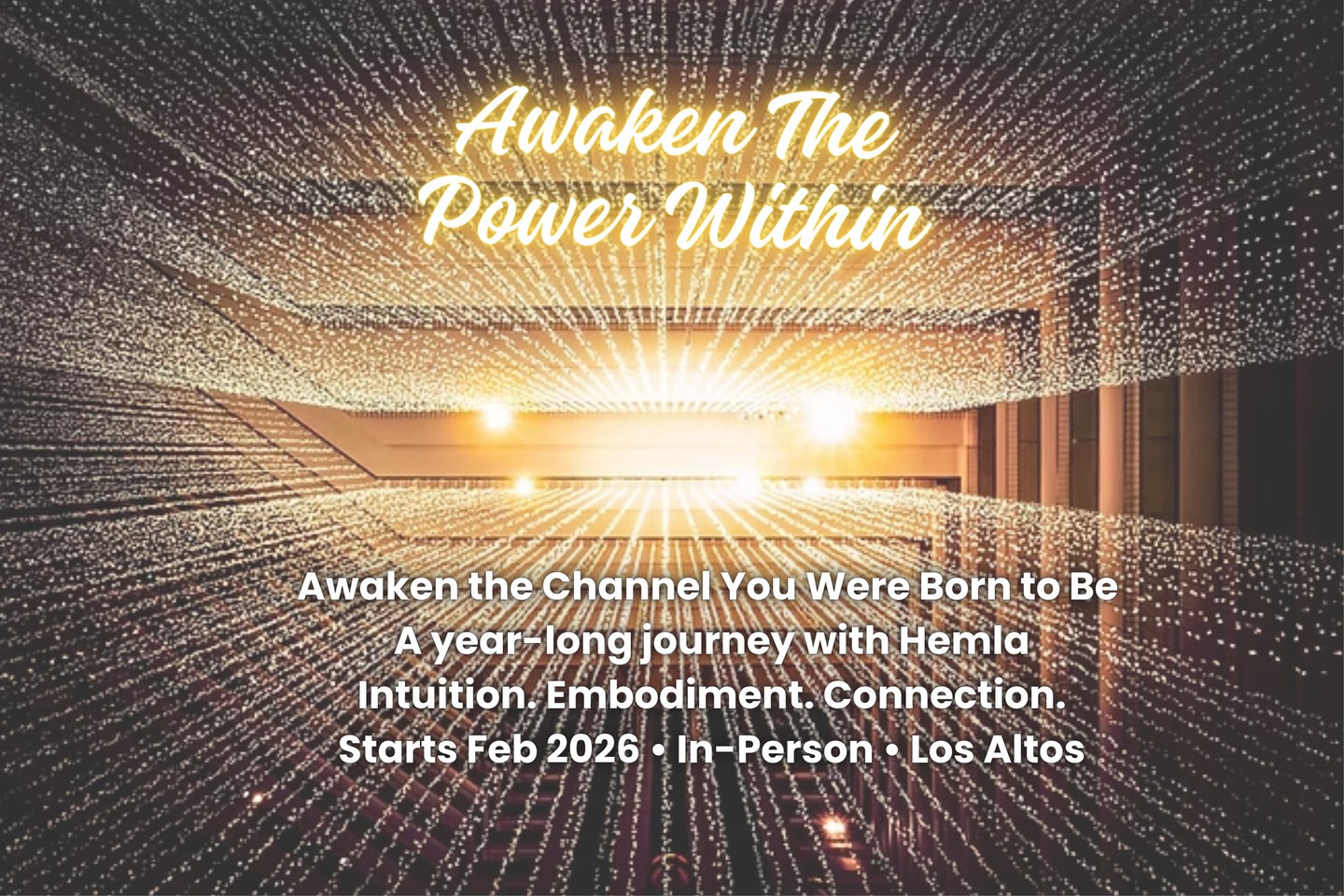 🌟 Are you ready to awaken the channel you were born to be?🌟
This isn’t just a course — it’s a journey into your own intuitive knowing.
Over the course of a year, you’ll learn how your Enneagram type connects to your intuitive strengths, activate your Merkaba, and deepen your connection with guides, angels, and higher dimensions — all while staying grounded in your body and daily life.
Through Color Therapy, meditation, and a three-centered approach to channeling, you’ll discover what it means to truly trust your inner voice.
✨ This program is for you if you want to:
✔️ Deepen your intuition
✔️ Channel with clarity and confidence
✔️ Work with your guides and higher self
✔️ Explore the 7 Rays, the 12 dimensions, and more
📍 In-person in Los Altos
🗓️ Begins February 2026 | Space is limited
🌟For full details and to register:
https://www.7raysholisticcenter.com/events-1/2026-awaken-your-intuition-become-a-clear-grounded-channel
#Metaphysics #familyconstellation #EnergyWork #Intuition #Productivity #SpiritualGrowth
#ColorTherapy #SelfExpression #ChakraHealing #EmpoweredWomen #HolisticHealing #LifeTransitions #SelfCare #7RaysHolisticCenter #PersonalGrowth #NatureInspired #YouAreUnique #MindfulJourney #Creativity #SelfEsteem #SacralChakra