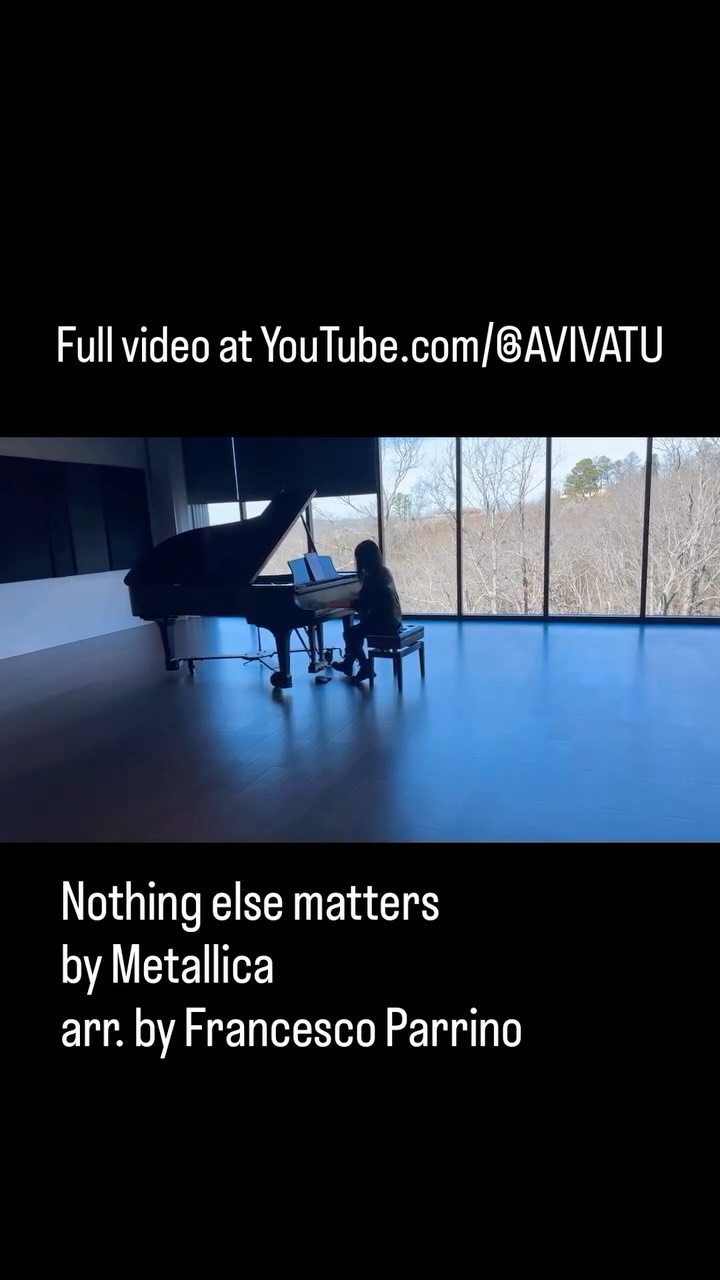 Nothing else matters
by @metallica
arr. by @francescoparrinomusic
Filmed @blackwulf2006
YouTube link
https://youtu.be/4gcIo2mtZZQ
#avivatu #pianist #francescoparrino #nothingelsematters #metallica