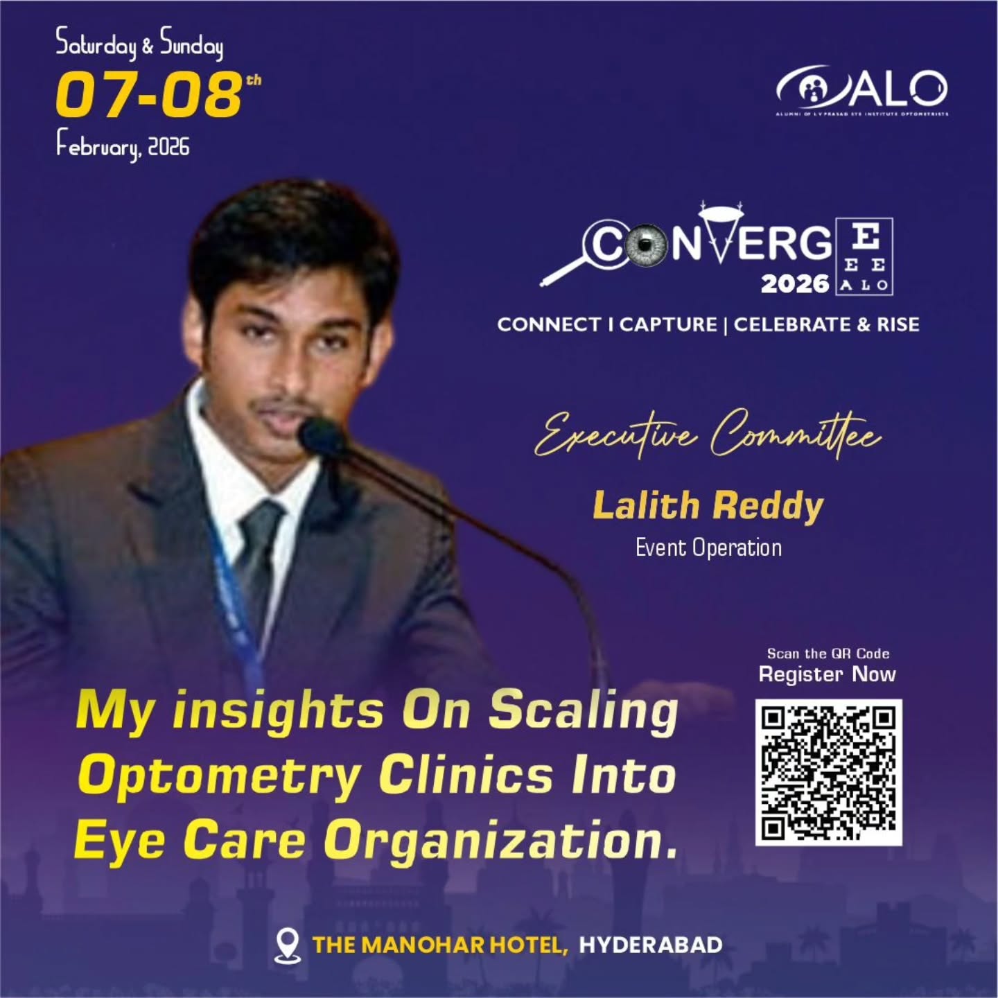 We invite you to join us at Converge 2026 for an exclusive session on "My insights on scaling Optometry Clinics into Eye care organization".
Register now:
https://pages.razorpay.com/Converge2026.earlybird
