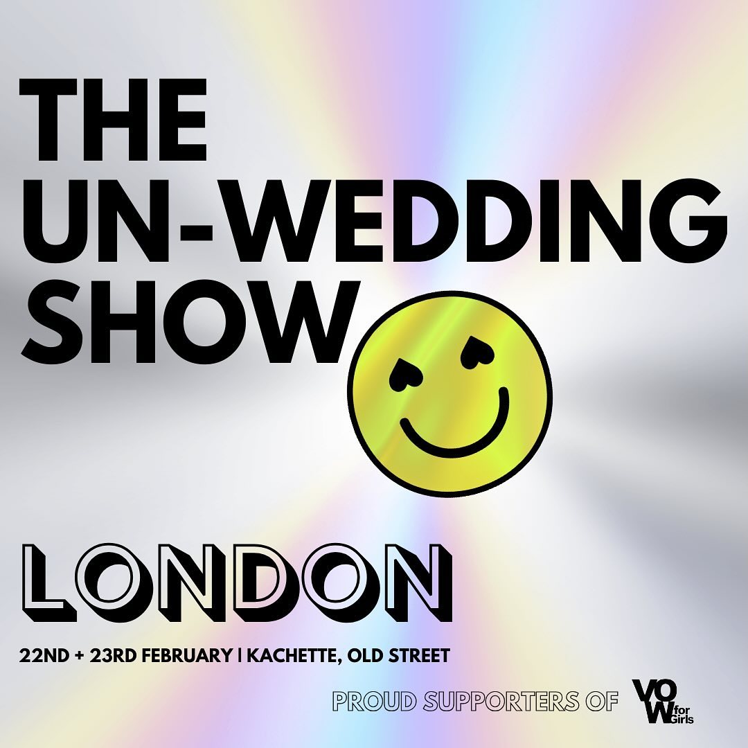 Un-Wedding Show London here I come! Shake off those winter-y blues and come join me and some fantastic exhibitors to get inspiration for your fun-filled, unique and off beat wedding! Find tickets through the link in my bio #weddingfair #unwedding #weddingplanning #wedmin #alternativewedding