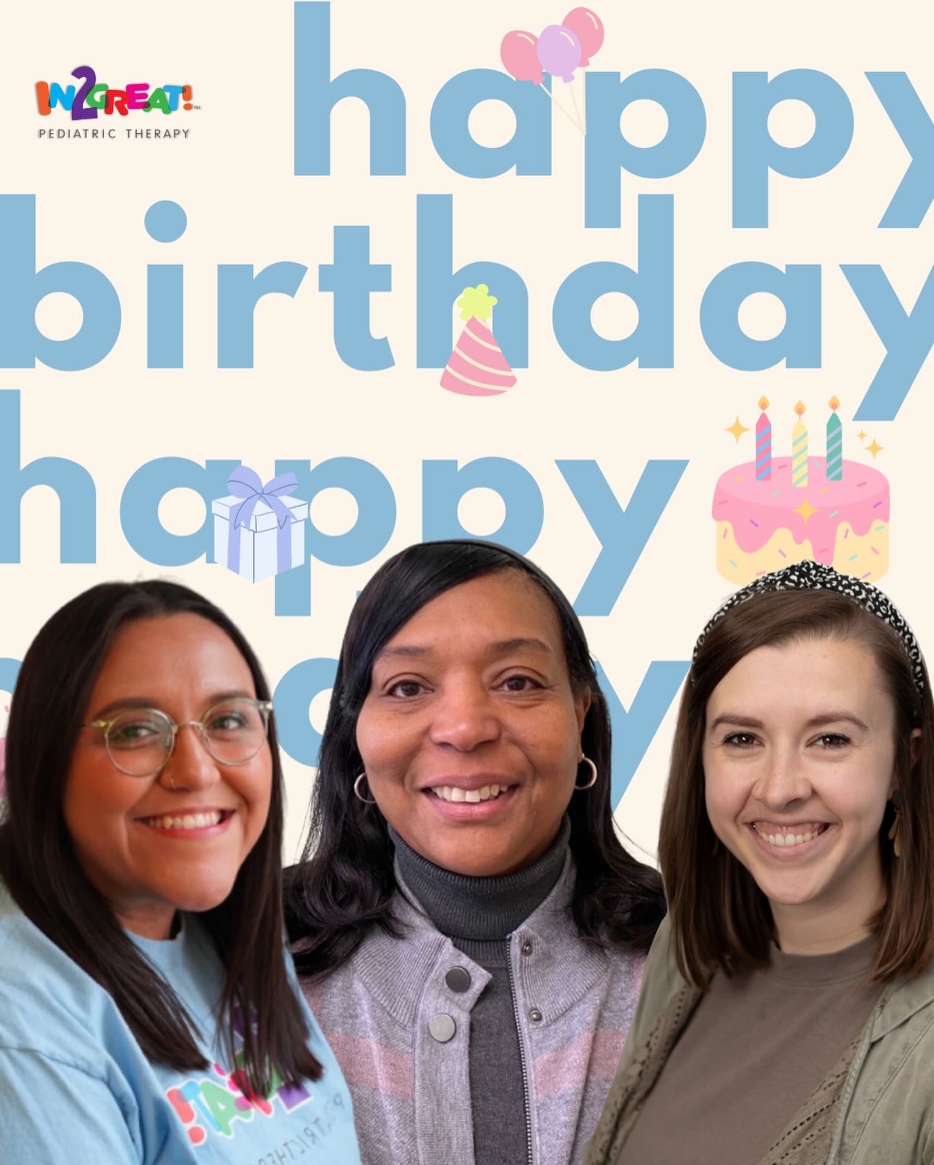 🎉 Wrapping up January with a birthday shoutout! 🎉
We didn’t want the month to end without celebrating the amazing team members who had January birthdays. From our therapists to our admin crew, we’re so grateful for everything you bring to In2Great every single day. 💙
Happy Birthday to our January birthdays — we hope your year ahead is just as incredible as you are!
#in2greatpediatrictherapy #TeamAppreciation #JanuaryBirthdays #ClinicLife #GratefulTeam