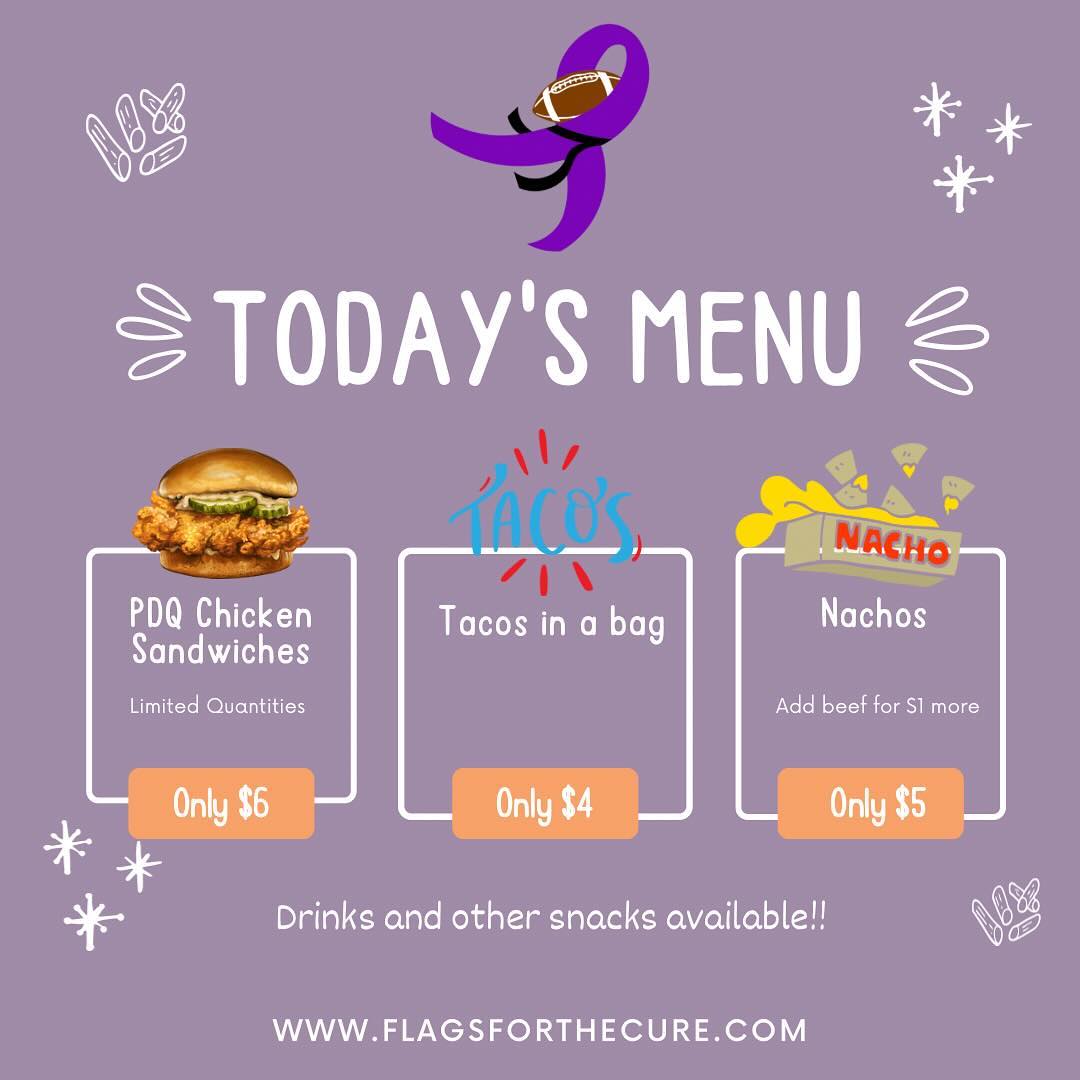 The PDQ sandwiches will go quick so make sure you stop by early!