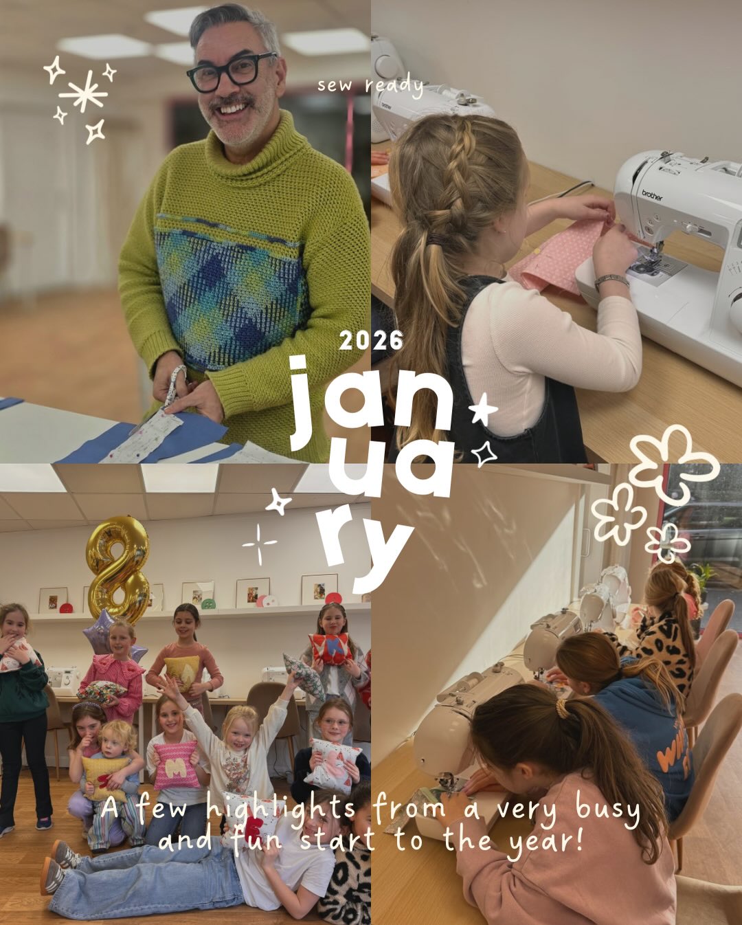 January Joys ✨👑🎈🧵
It’s be a full start to January over here and we couldn’t be more grateful to have welcomed so many people into the studio. We have found so much joy in this VERY long month
& we have a feeling it will continue!
- - -
#sewready #sewingforjoy #january #januaryjoys #january2026