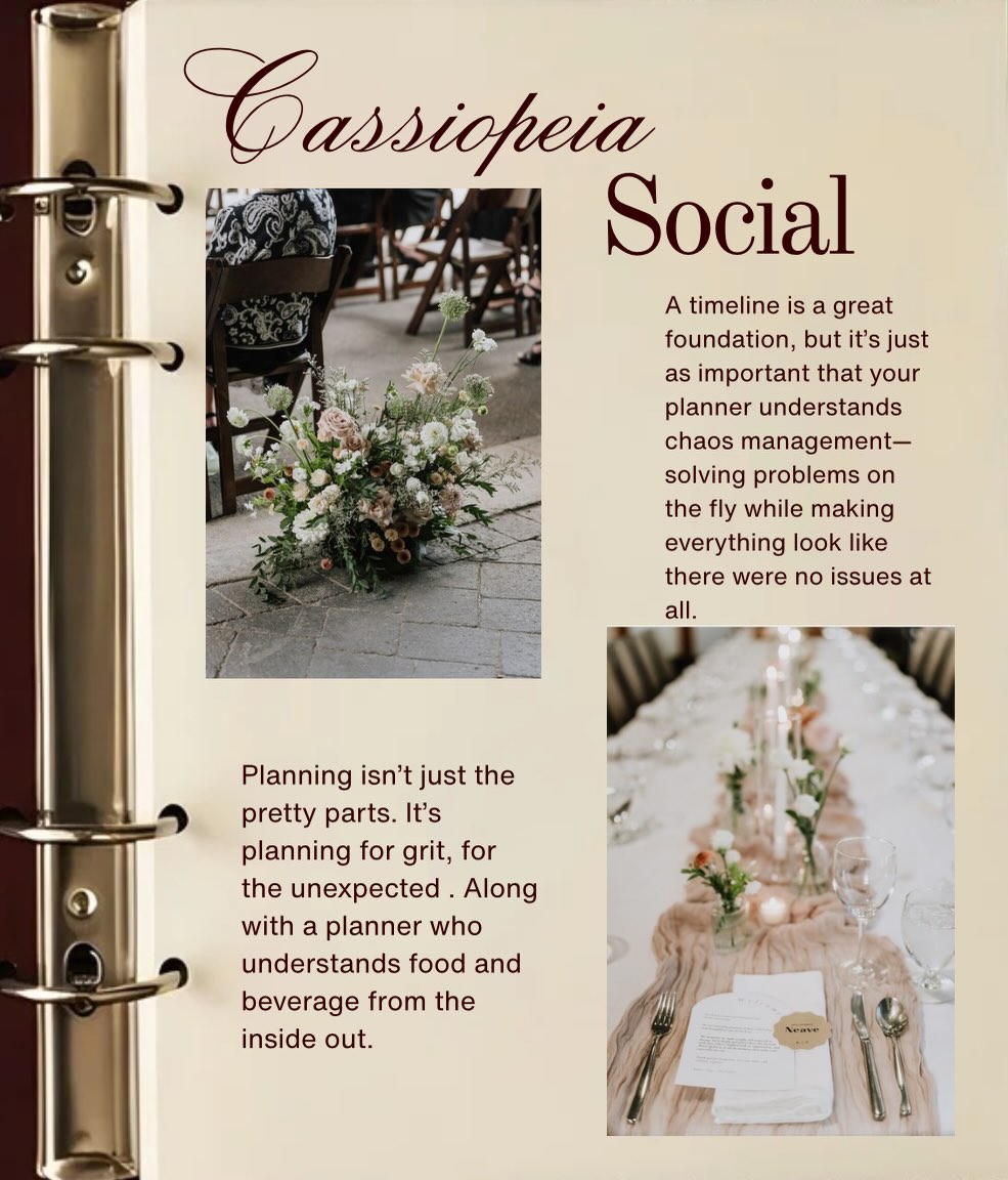 Look for planners who can explain why something looks the way it does. Their style isn’t chasing trends
it’s built around the client, the space, the food, and the flow of the event.