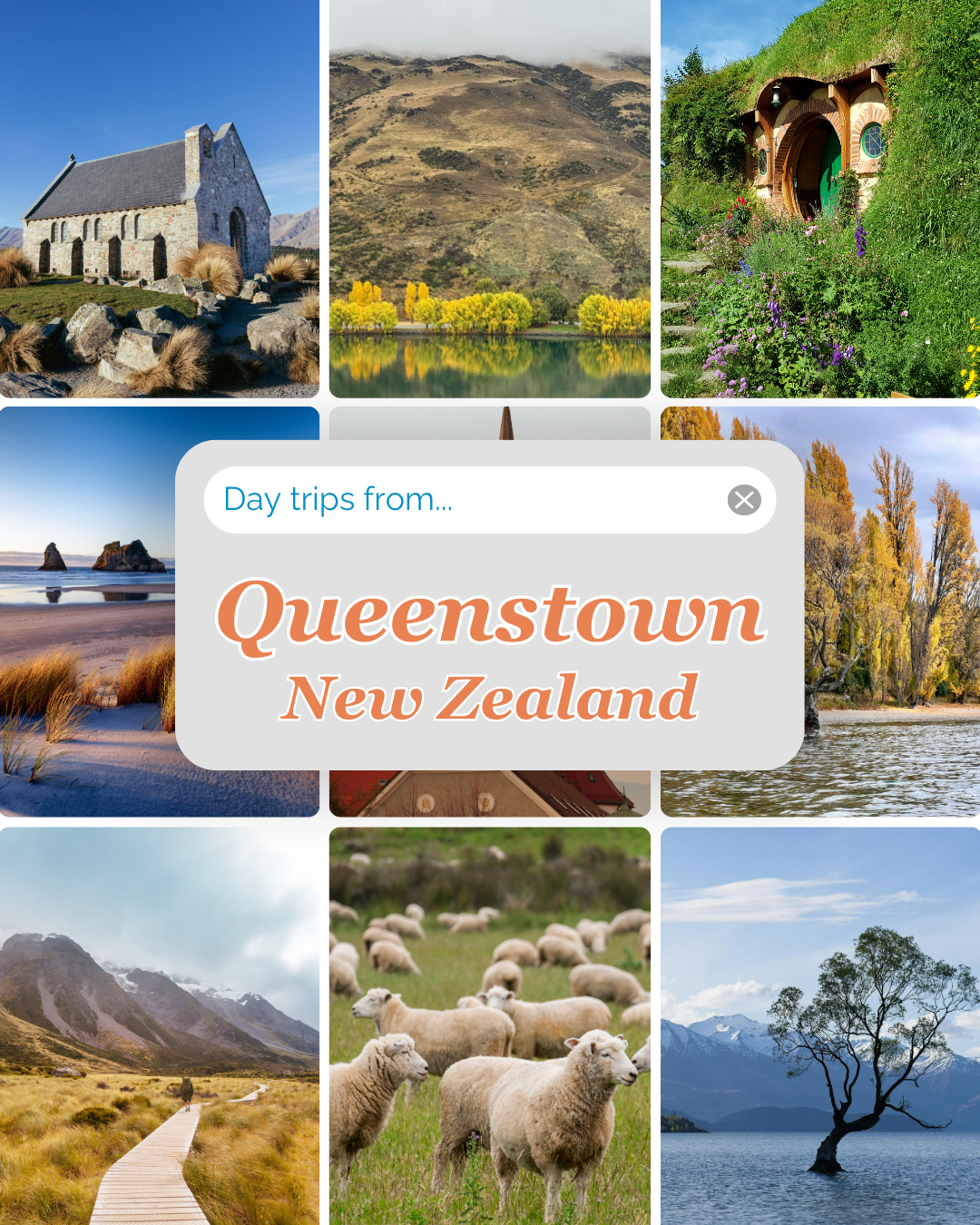 Selling Queenstown? Don’t stop there. These five unforgettable day trips help turn a great stay into a truly standout New Zealand experience.
1. Milford Sound: Recommend a coach + cruise combo so clients can relax and enjoy the scenery without navigating mountain roads.
2. Arrowtown: Perfect add-on for clients with limited time or those looking for an easy, low-key cultural outing.
3. Glenorchy: Position this as a must for photography lovers or Lord of the Rings fans seeking quieter, less crowded landscapes.
4. Wanaka: Suggest Wanaka for repeat visitors to Queenstown or clients who want a slower-paced day with great dining and views.
5. Cromwell & Gibbston Valley: Recommend a guided wine tour so clients can sample freely and learn about the region without worrying about driving.
Save this and share with your travel buddy!
#travel #daytrips #queenstown #newzealand #experience