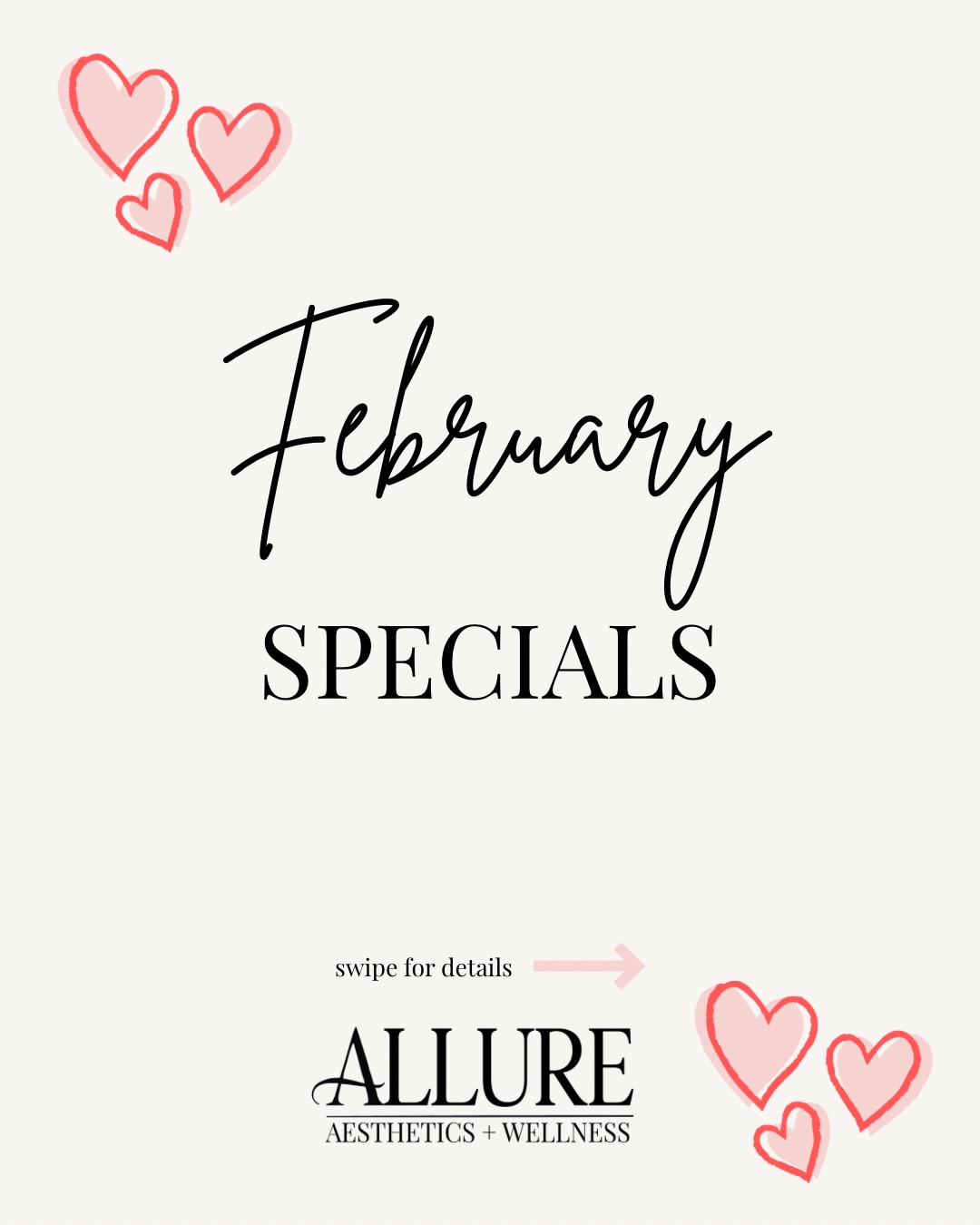 š©·February Specials at Allureš©·
.
.
šLip filler $600 (1 syringe), savings of $100
šbook any IV therapy and receive complimentary red light session and vitamin B-12 or lipo- mino add-on *mis be used in same visit*
šstart your GLP-1 journey and get a complimentary lipo-mino injection to jumpstart your metabolism *new patients only*
šget your Dysport treatment in the month of February and get $50 off for your next visit
*specials valid for the month of February only and will be live February 1!*
āļøBOOK WITH MEāļø
š»www.allure-dbq.com
š 563-258-4698
š§ info@allure-dbq.com
.
āļøFOLLOW ME āļø
Nicole Powers, ARNP, AGNP-BC
@nicolepowers_np
Allure Aesthetics + Wellness
@allure_dbq
#dubuque #nurseinjector #nursepractitioner #dubuqueiowa #dubuquemedspa
