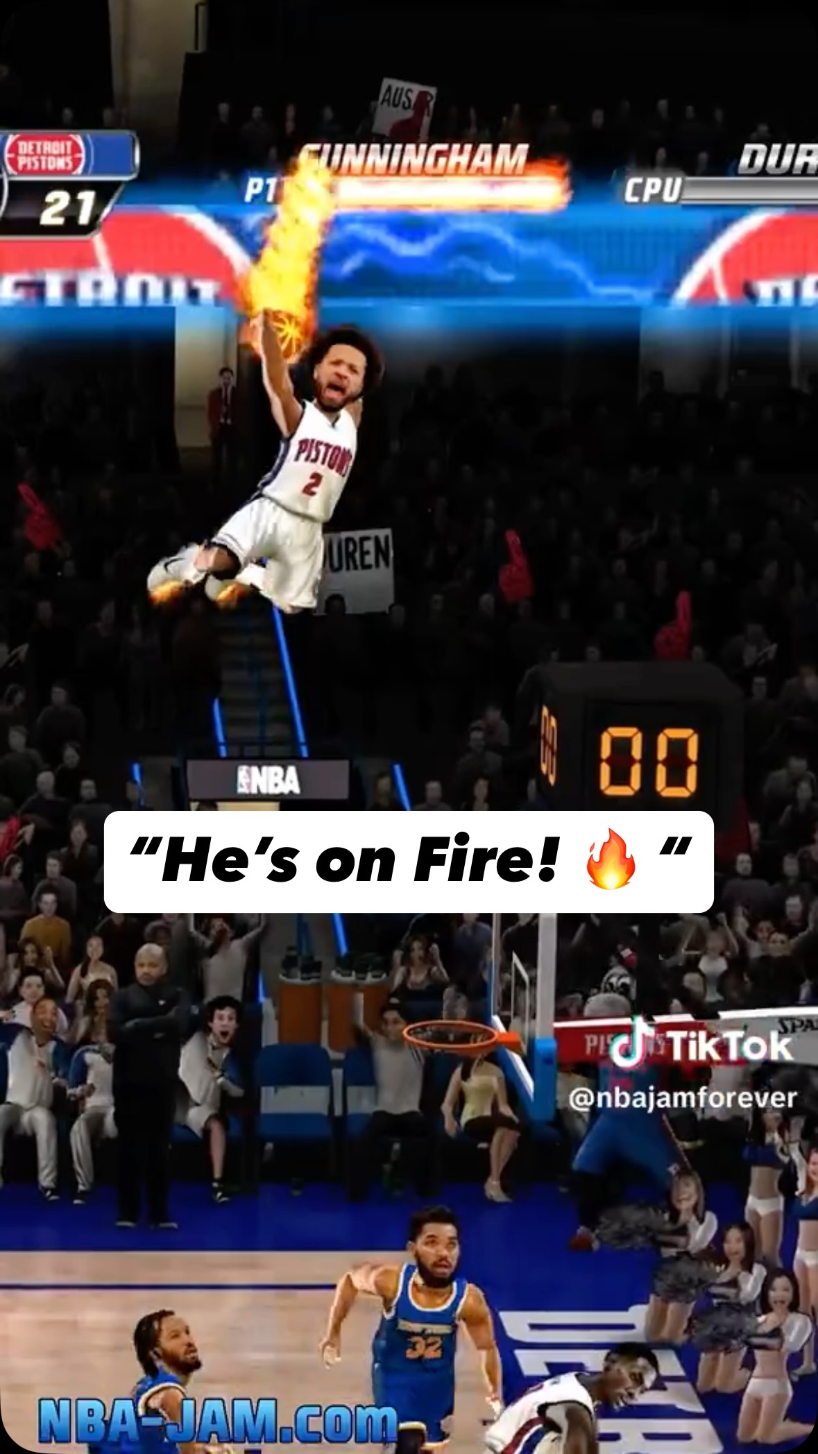 🔥 BOOMSHAKALAKA! 🔥
Cade Cunningham. Grant Hill.
One spotlight. Two timelines.
🕹️ Who are you running with?
#NBAJam #Pistons #CadeCunningham #NBAHistory #GrantHill #BasketballCulture #PickYourSide