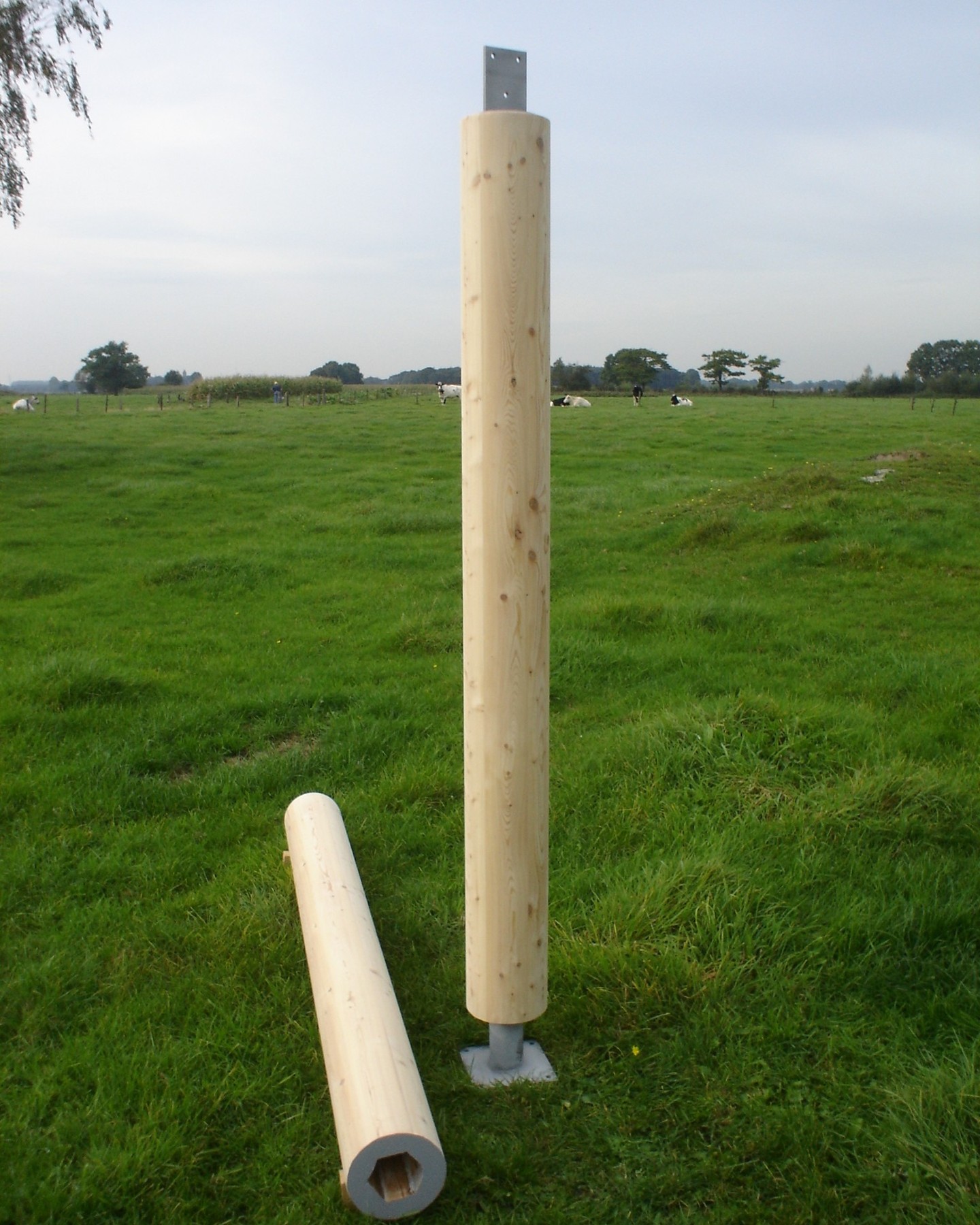 Kolom in Noords grenen
Diameter: 190 mm
Met een draagkracht tot wel 30 ton, is deze pilaar niet enkel mooi voor het oog, maar ook een constructief pareltje.