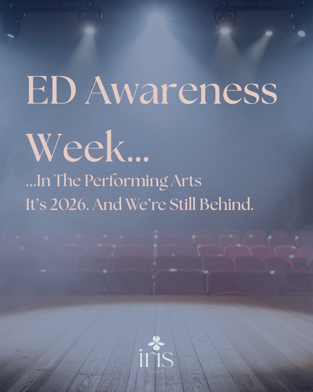 #edawarenessweek2026 #edawarenessweek
If there was more awareness of EDs in the performing arts:
🌸 People would have more access to affordable performer informed ED support through mental health charities.
🌸 Like an @equityuk dep, jobs would have an ED-informed counsellor as a point of call.
🌸 It would be widely known that EDs affect ANYONE in ANY body shape.
🌸 Drama schools would have an ED- informed counsellor on site or close by as a point of contact.
🌸 Every college/ballet school nutritionist educator would be ED-informed.
🌸 All performing arts faculty’s would be trained in identifying, preventing and sign-posting EDs
We could go on… 🌸🤍