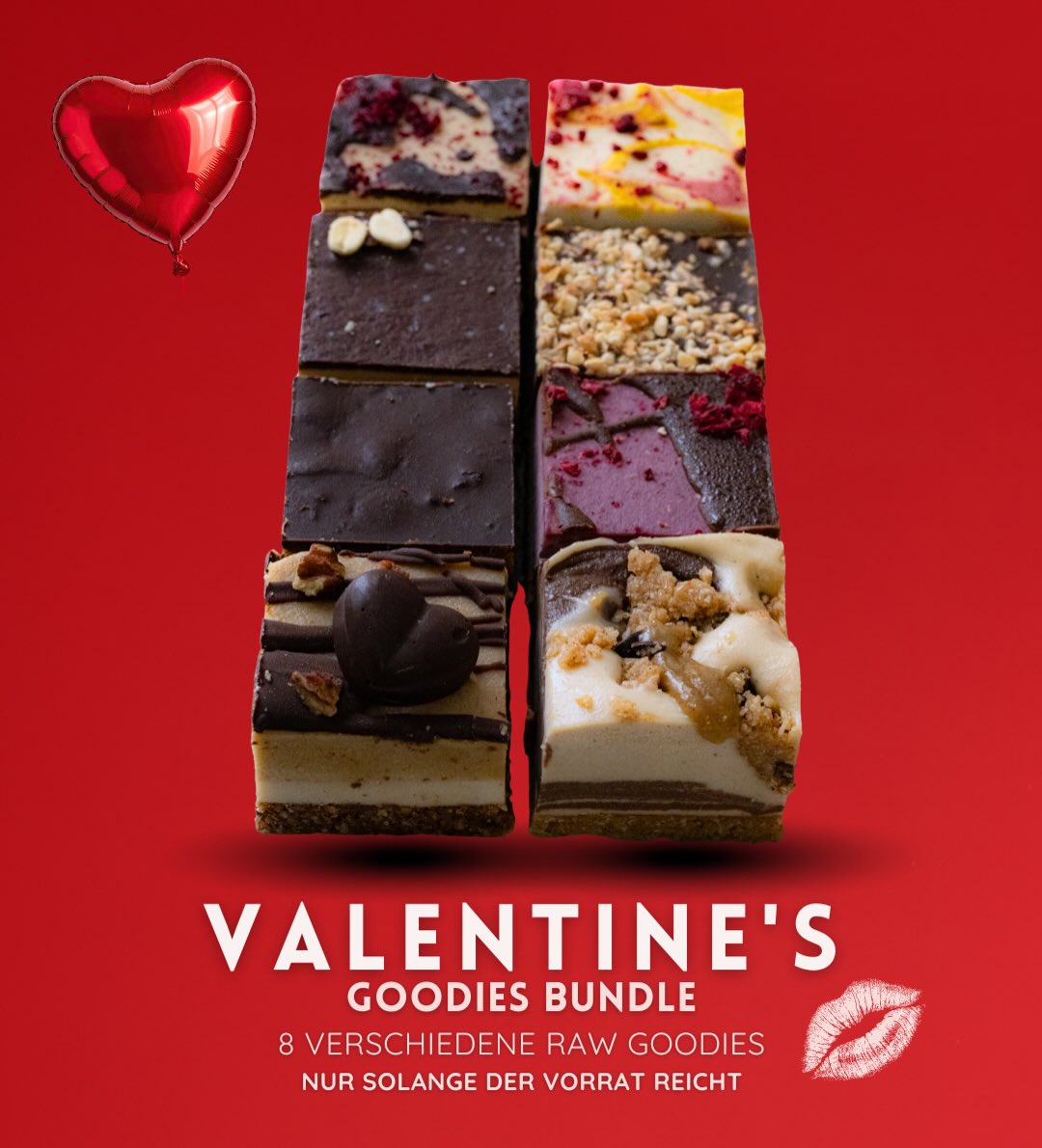 ROSES ARE RED, VIOLETS ARE BLUE, SUGAR IS SWEET & WE HAVE SOMETHING FOR YOU. 🌹
Am 14. Februar ist Valentinstag. Dafür haben wir für dich ein ganz besonderes BUNDLE zusammengestellt.😍
🤎 2er Pack Raw Goodies unserer aktuellen Specials Cookies & Cream und Pecan Date und ein kleines Schokoladenherz
🤎 6er Pack All in one Box unserer ganzjährig verfügbaren Raw Goodies + unsere CakemyDay Grußkarte gratis!
Bei diesem BUNDLE sparst du nicht nur, du hast einzigartige Desserts, die nicht nur deine Seele, sondern auch deinen Körper nähren. Denn wir setzen auf naturbelassene Rohstoffe, eine schonende Verarbeitung und 100% Handarbeit. ✨♥️
#intuitiveeating #glutenfree #nutrients