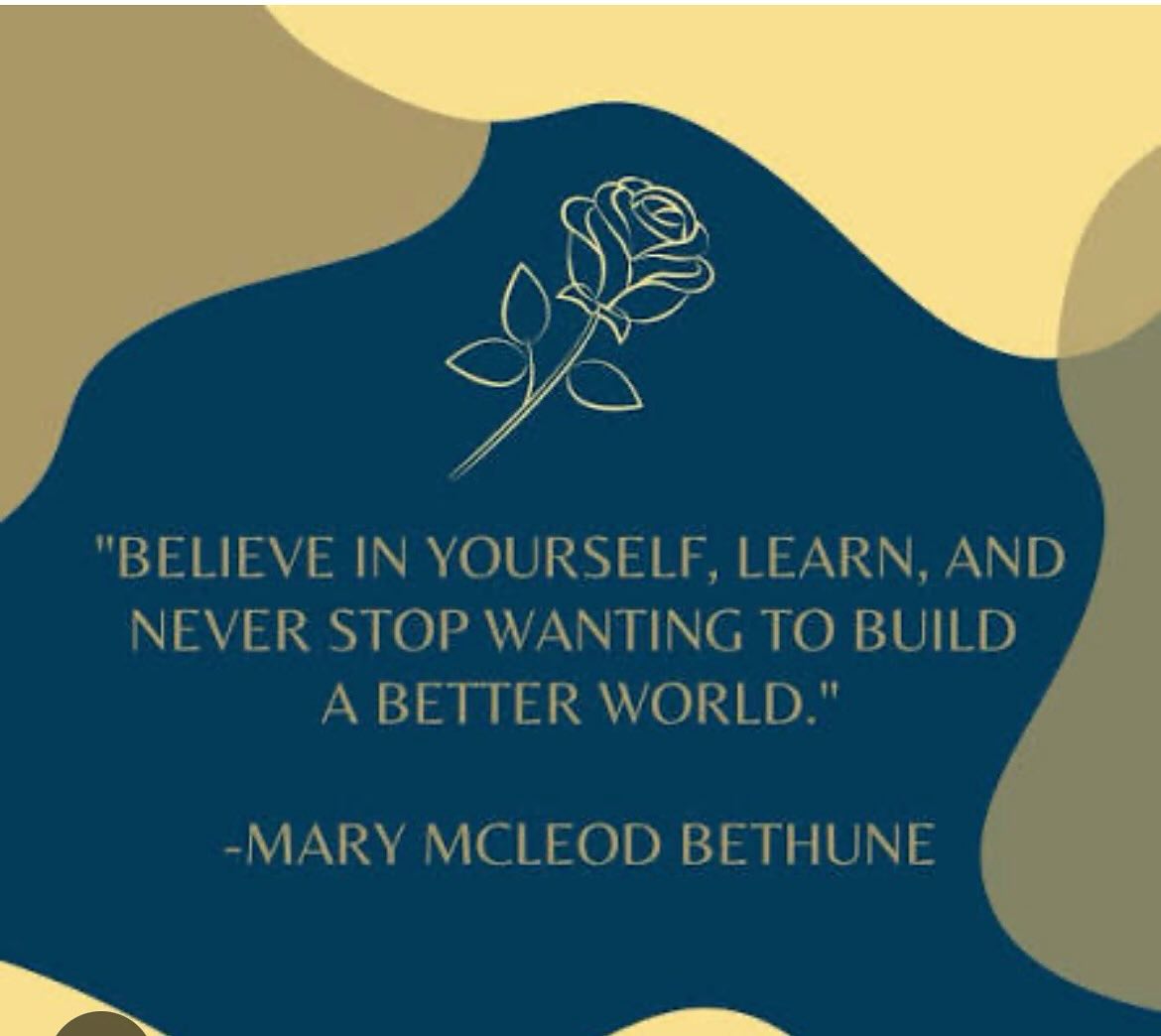 At GrassRoots Middle we stand on the shoulders of giants and pioneers in the educational movement; Dr. Mary Bethune is one of those giants…🌲🌍👨🏾🎓👩🏾🎓🌳
#grassrootsmiddle #outdooreducation #middleschoolmatters #naturebasedlearning #homeschool #camping #outdoorkids #middleschoolers #natureschool #forestschool #outdoorlearning #childwellness #outdoorplay #naturekids #unschooling #communitybuildng #anxietyrelief #outdoortime #natureparenting #outdooradventures