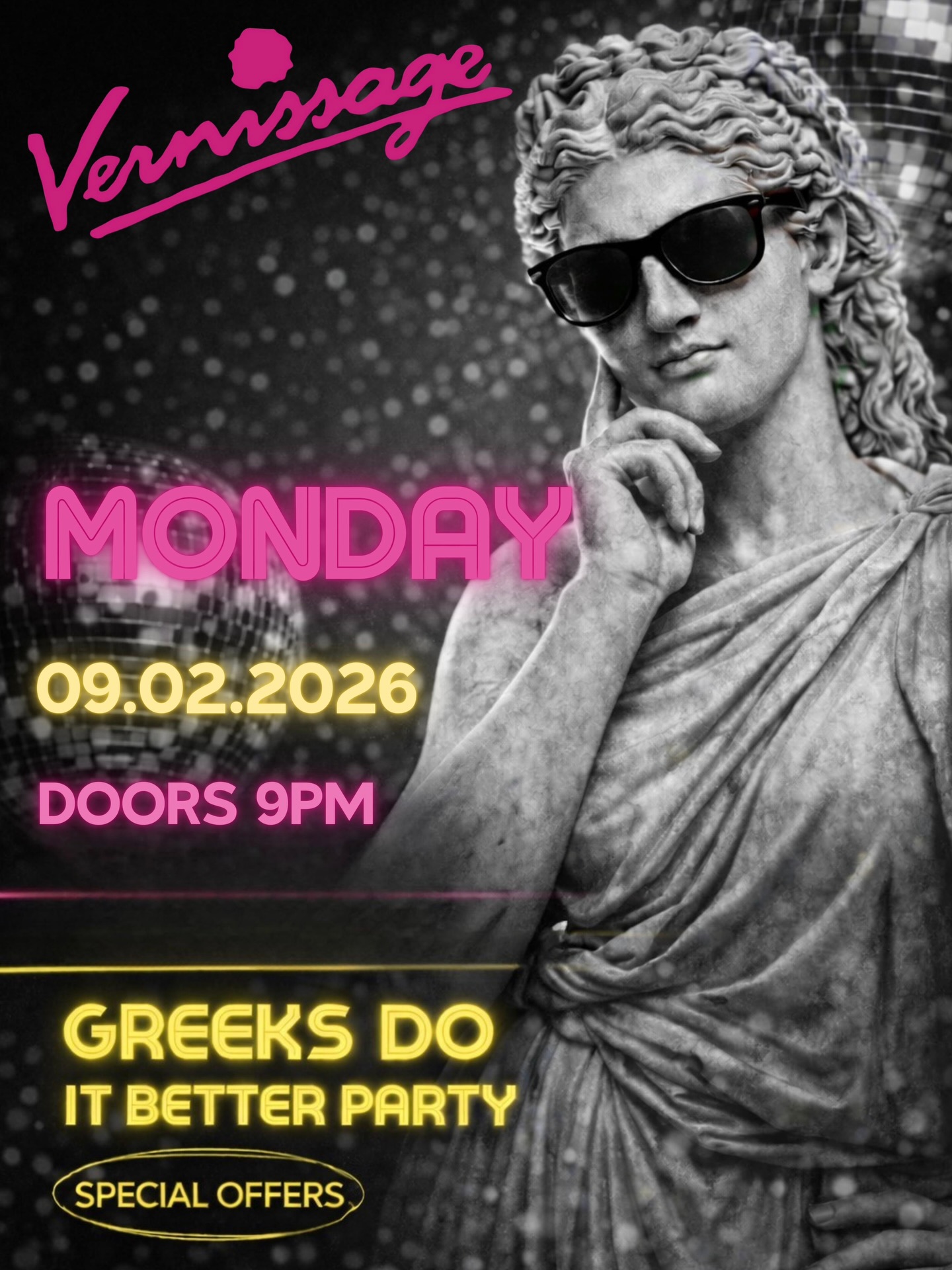 Don’t miss our next GREEK PARTY 🇬🇷🍾 with special offers #everyoneiswelcomehere❤️