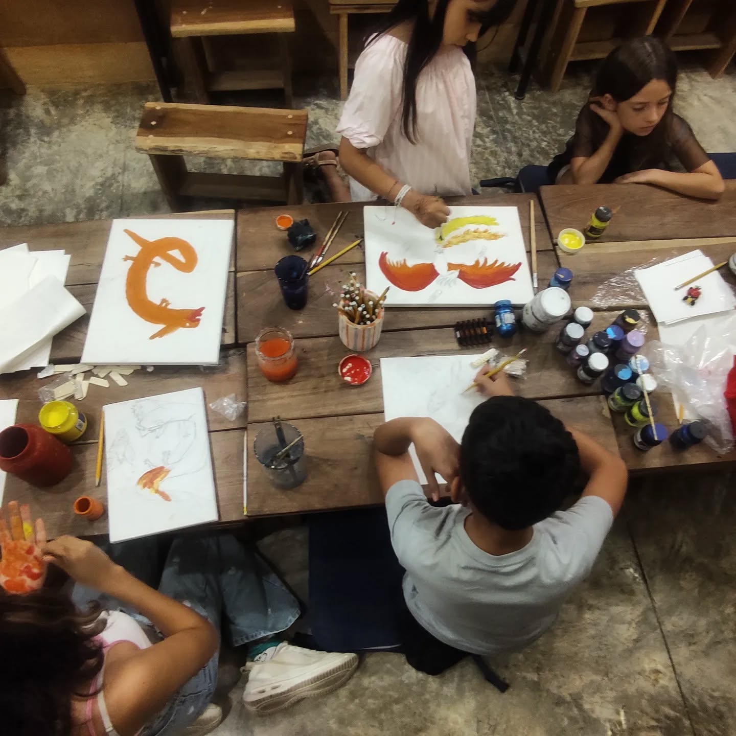 Acrylic 🐉 dragons & phoenixes 🔥 @ladle.mx