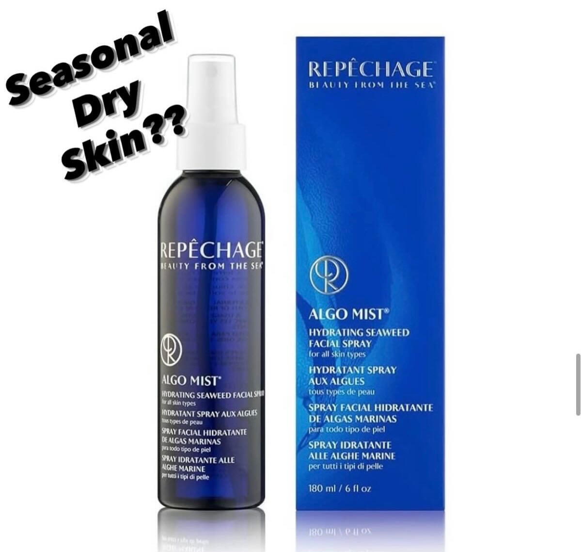 REPECHAGE ALGO MIST
HYDRATING SEAWEED SPRAY💦💦 Gives skin a boost of instant hydration. Algo Mist is a unique moisturizing spray mist that contains a combination of seaweed extract and other rich natural ingredients to help keep skin feeling smooth and soft anytime. The perfect addition to any skincare routine. #repechageskincare #healthyskin #glowingskin #allskintypes #travelmusthave