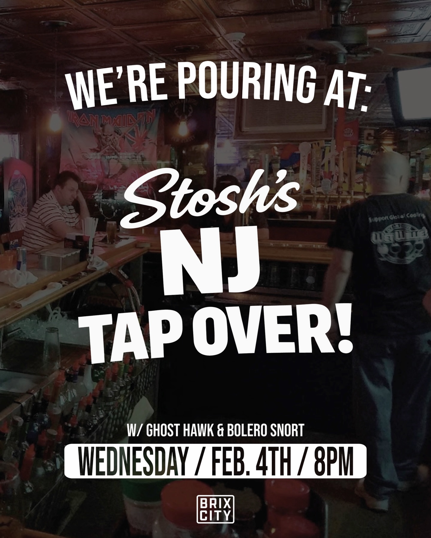 Mid-week plans? Sorted. 🍻
We’re heading to @stoshs in Fair Lawn this Wednesday, Feb 4th, for a NJ Tap Takeover! We’ll be pouring alongside our friends at @ghosthawkbrewingco and @bolerosnort starting at 8 PM.
Come hang out, grab a pint (or three), and celebrate Jersey craft beer with the crews behind the brews. It’s going to be a heavy-hitting lineup you won’t want to miss.
See you there!