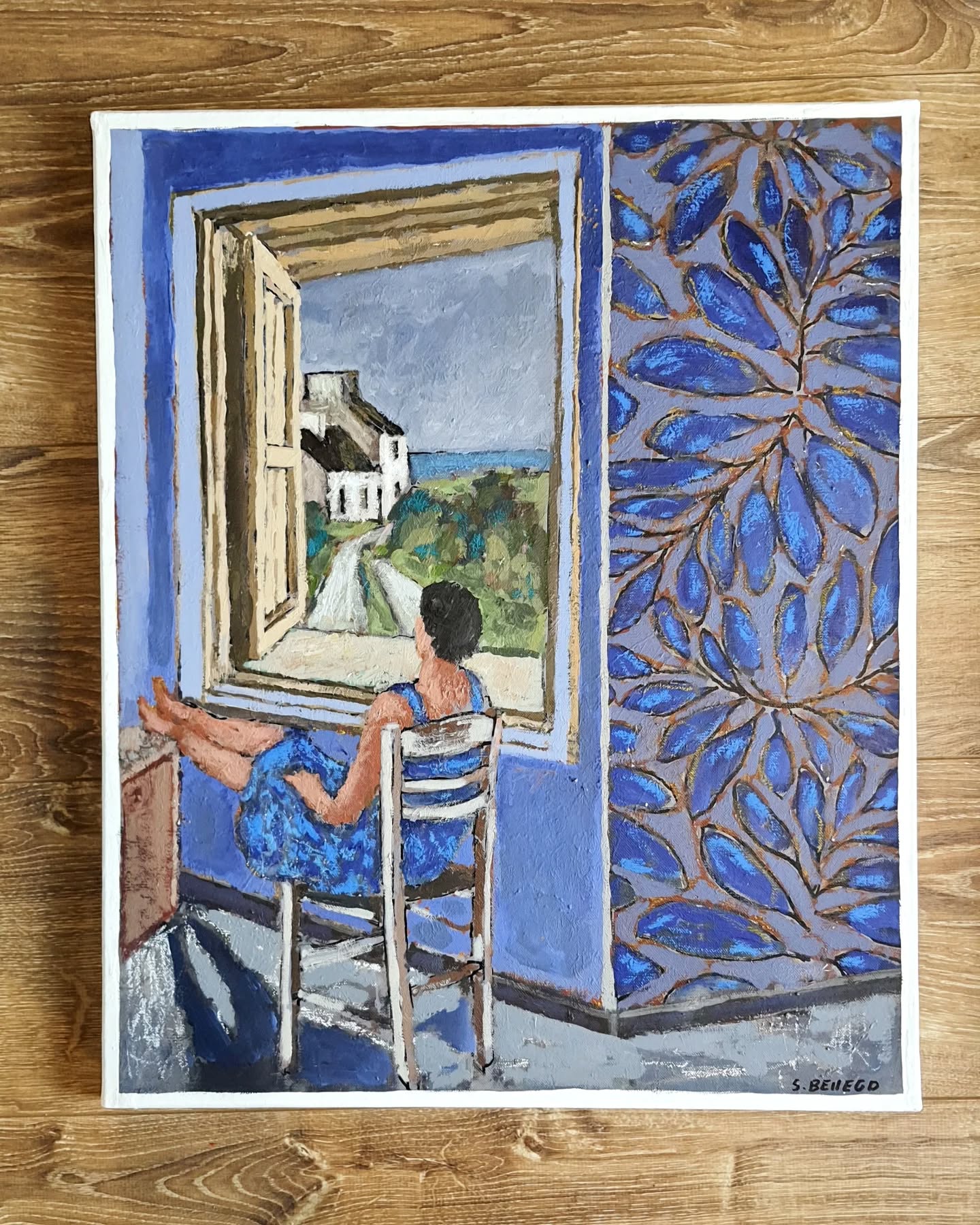 Toiles de Simon Bellego
@atelier_les_engobes à découvrir à la @galerielessouliersrouges
#galerielessouliersrouges #Clisson #simonbellego