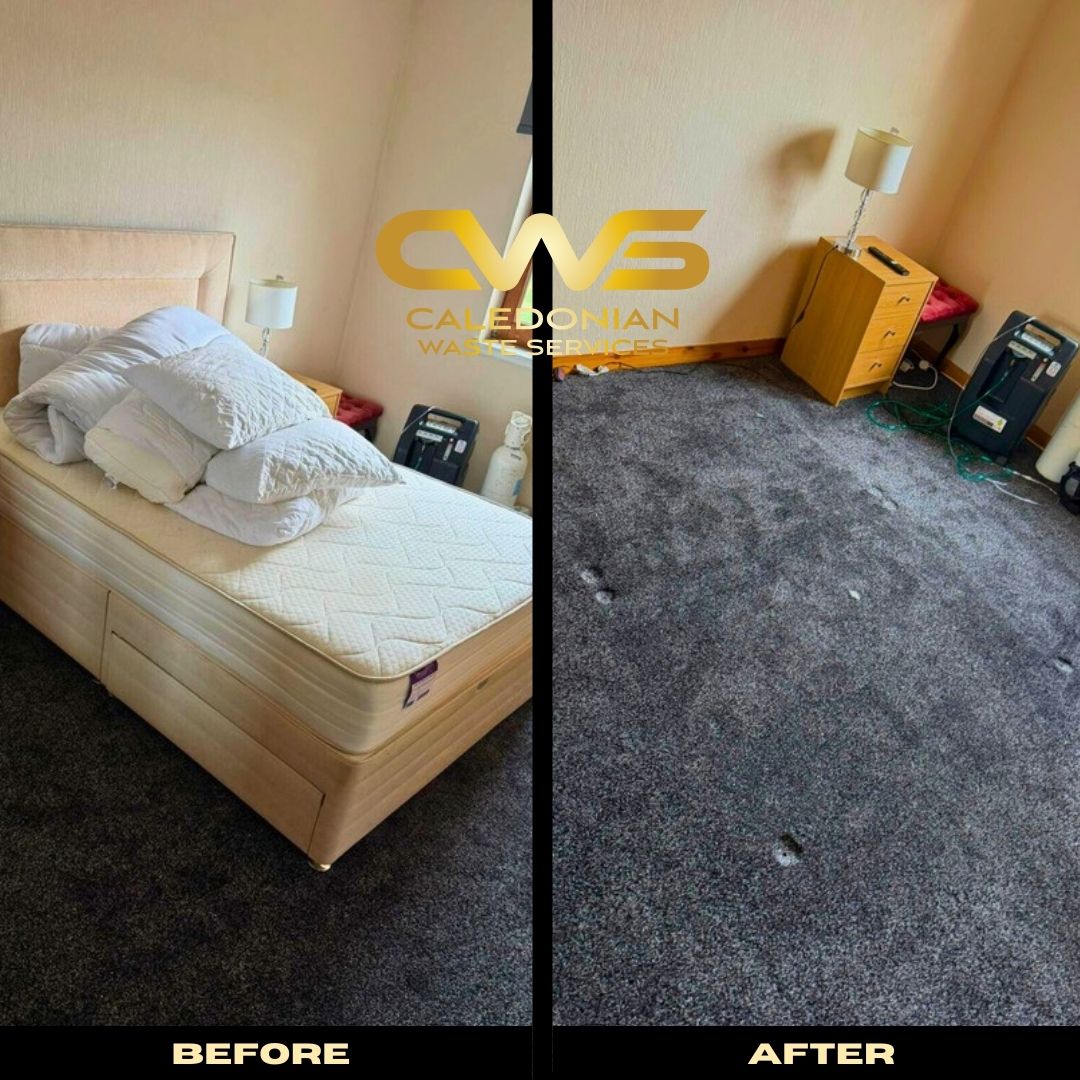 That’s one bulky item sorted.
We safely removed and disposed of this old bed, helping free up some space without the heavy lifting.
Same-day collections available.
#beforeandafter #bulkywaste #wasteremovaledinburgh #licensedcarrier #houseclearance