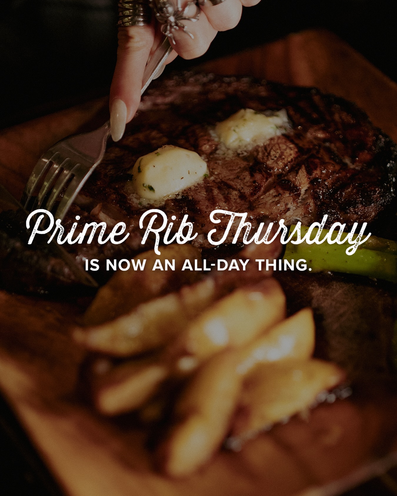 Prime Rib Thursdays are now all day long at The Pomeroy 🥩✨
$25 gets you our slow-braised prime rib with all the fixings—served up until we sell out. Come early, stay late, and make it a weekly thing.