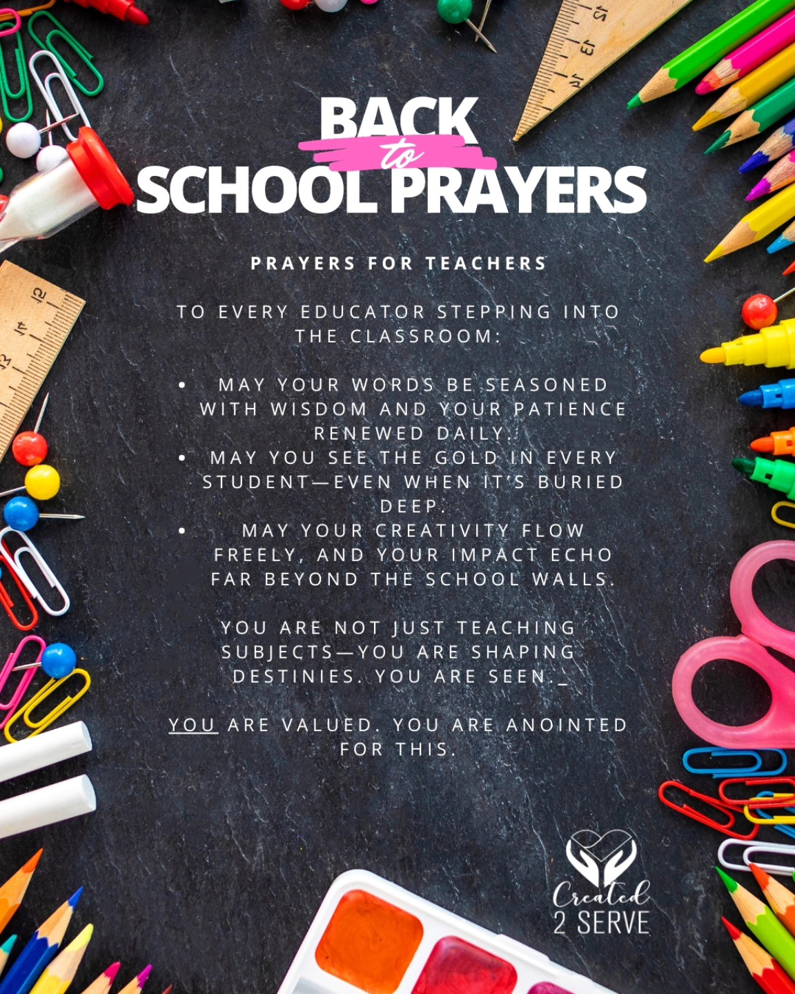 Prayers for Teachers 💕
#BackToSchool
#PrayerWarrior
#FaithOverFear
#StudentGoals
#GodsPlan
#SpeakLife
#BlessedAndGrateful
#AcademicSeason
#MentalHealthMatters
#PositiveAffirmations
#NewSchoolYear
#ConfidenceIsKey
#ChristianMotivation
#ReelInspiration
#TrendingNow