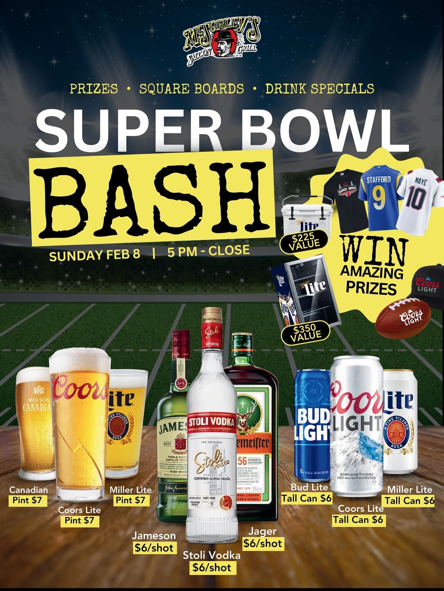 Game Day Alert! π¨ π₯ βββββββββββββββββββββββββββββ-Join us for Super Bowl LX. Weβre offering deals on beer, food & liquor! Participate in our square board prizes for your chance to win one of our many giving aways. NFL jerseys, beer cooler and the main prize $350 glass fridge. Walk in and or reserve your table. cheers! #bayviewleasidebia #bayviewvillage #leasidelife #leasidetoronto #yongeandeglinton #davisvillevillage #rosedaletoronto #midtowntoronto #leasidecommunity #leasidemoms
