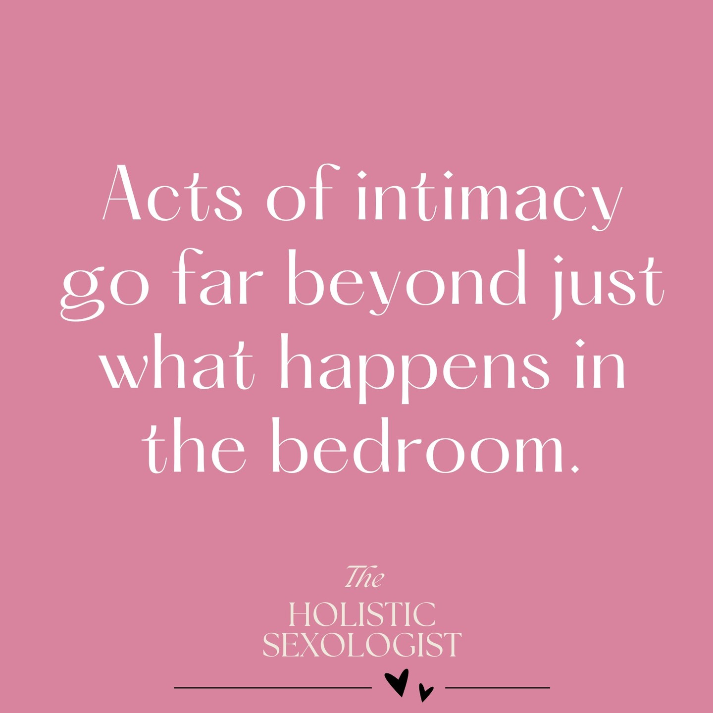 Intimacy is the way you compliment him as a Father, the bouquet of flowers you buy her.
Intimacy is supporting his dreams, giving her space to share her struggles without trying to fix them.
Intimacy is the acts of loyalty, commitment and respect you gift one another.
Intimacy is your dedication to your own self-development and regulation.
Intimacy is the intention to connect. Taking time to be present with one another- both when you're naked and when you're clothed.
And the more you cultivate intimacy outside of the bedroom, the better it is inside of the bedroom.
#betterintimacy #consciousconnection #healthyrelationships #healthyrelationship #relationshipadvice #relationshipcoach #intimacycoach #intimacytips