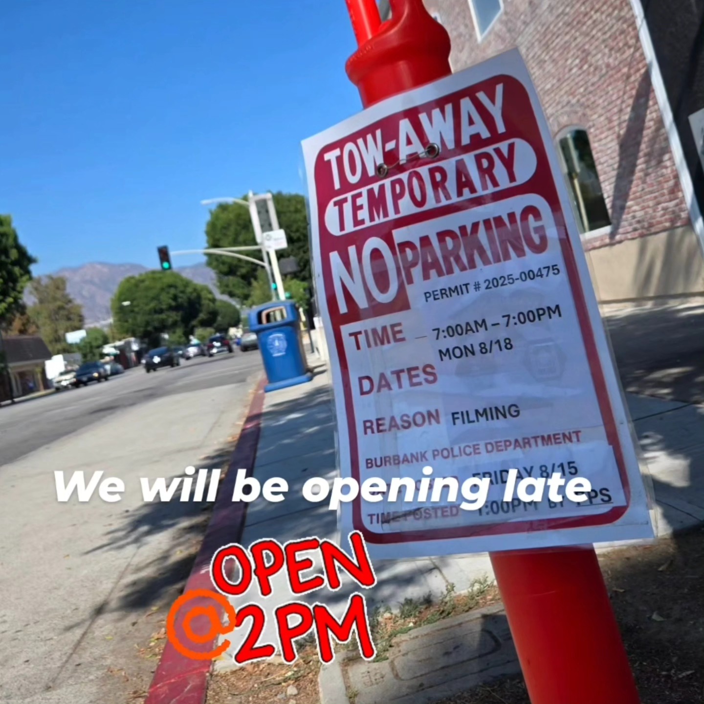 We're open!!!!
Opening Late today, Monday August 18th, at 2pm due to a film shoot. See you this afternoon for Pints.