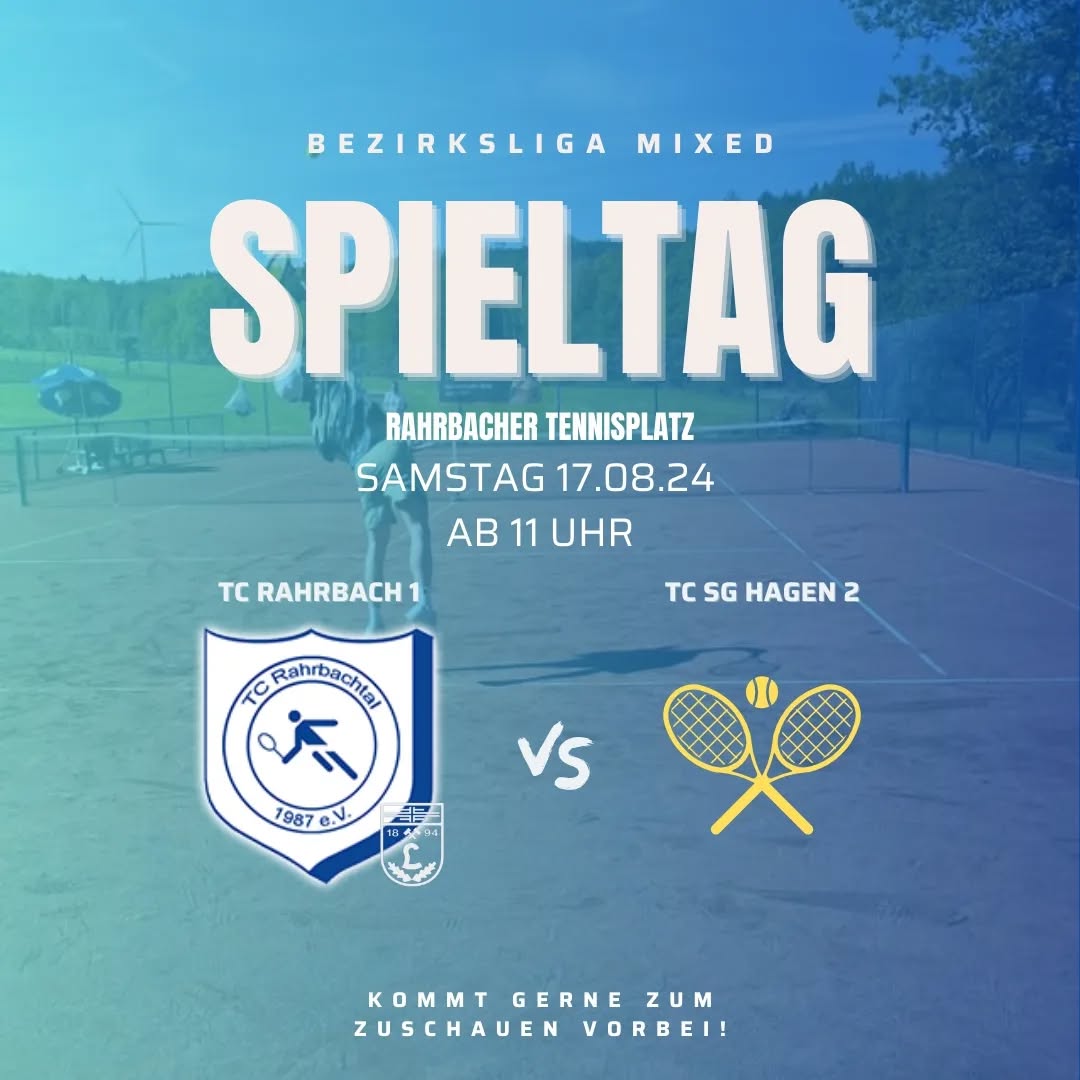 Letztes Spiel der Mixed Saison TC Rahrbach vs. TC Schwarz-Gelb Hagen.
Mit dabei heute 2 Littfelder: @littfelder.erich und Lissi Ohm. Wir drücken euch die Daumen 👍
Kommt gerne auf der Anlage TC Rahrbach vorbei und unterstützt die Mannschaft 👋
#tennis #tcrahrbach #tvlittfeldtennis #wtv #tennishagen #tennisplatz #tennissaison #spielgemeinschaft